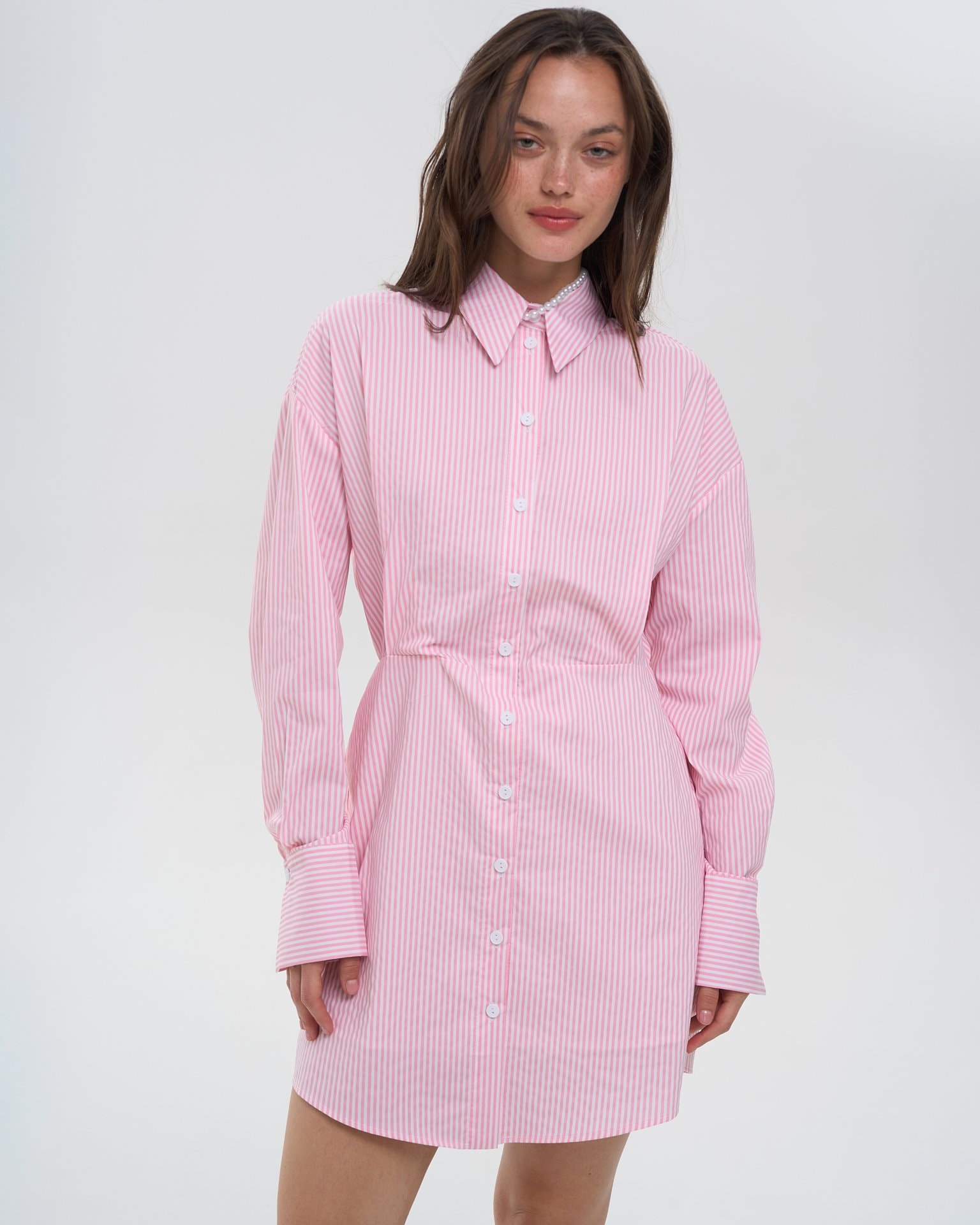Shirt Dress, Pink