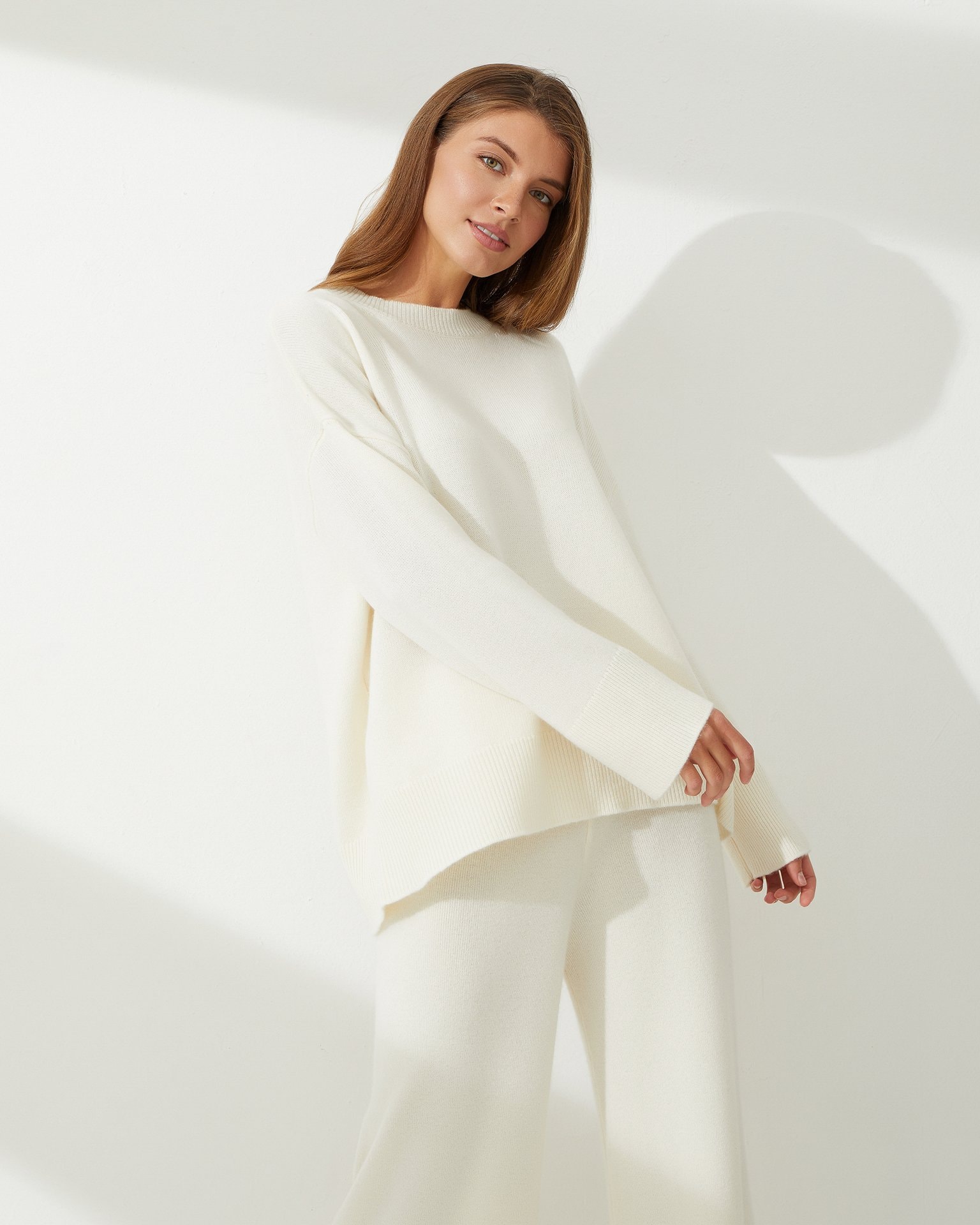 Cashmere Jumper, Milk — photo 2