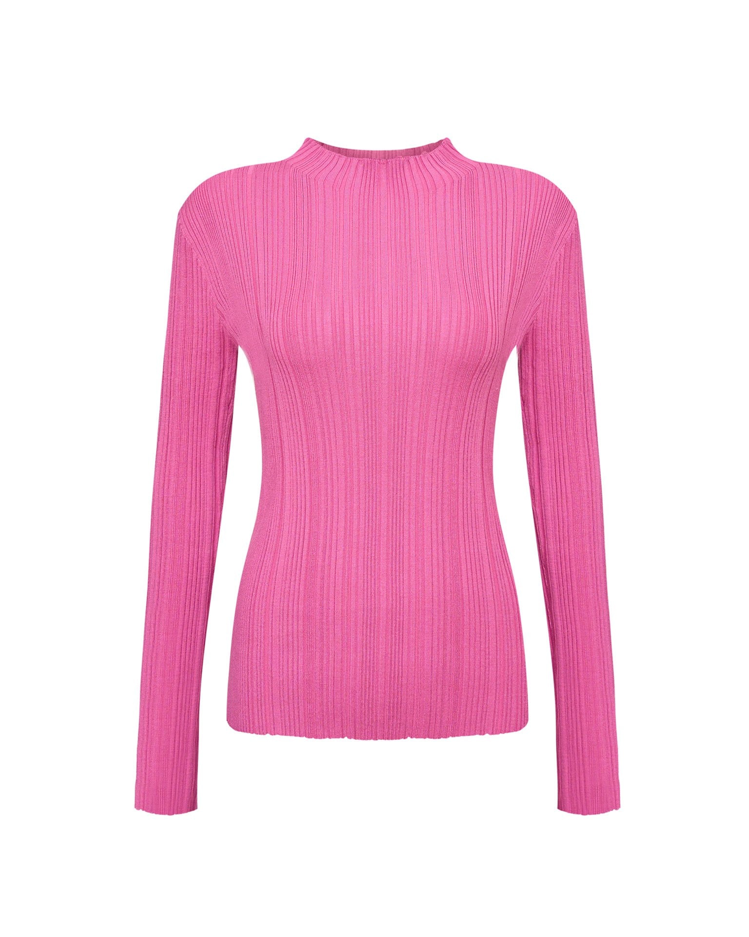 Fitted fuchsia jumper, Fuchsia — photo 7