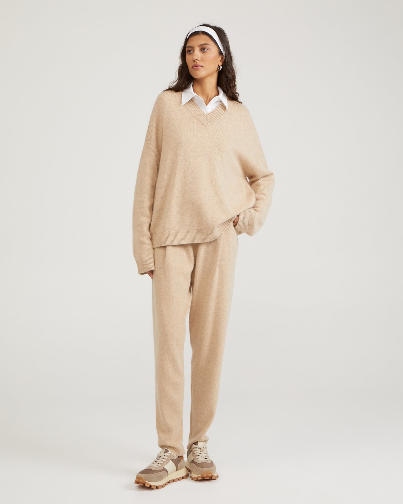 Trainers, Beige — photo 2