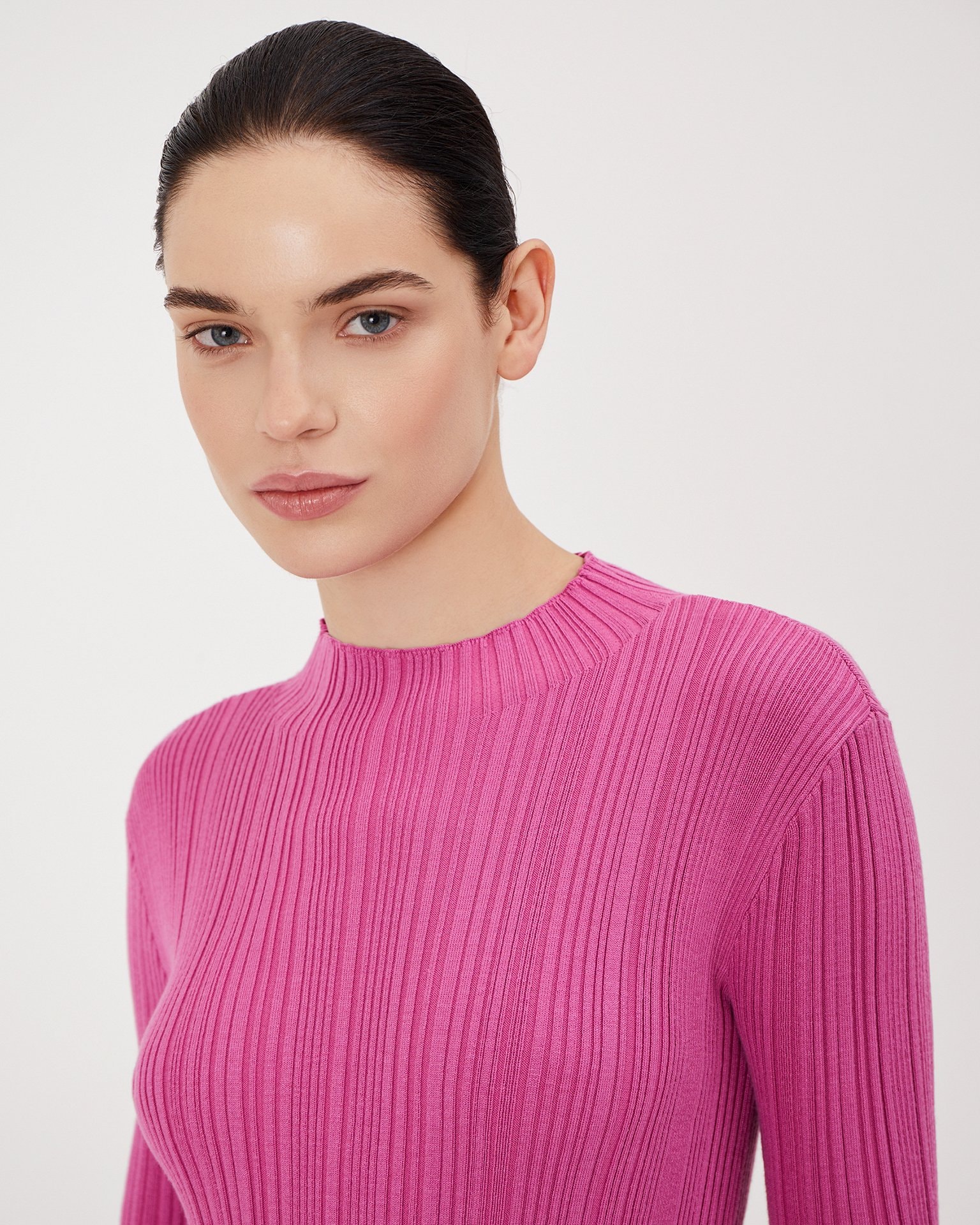 Fitted fuchsia jumper, Fuchsia — photo 4