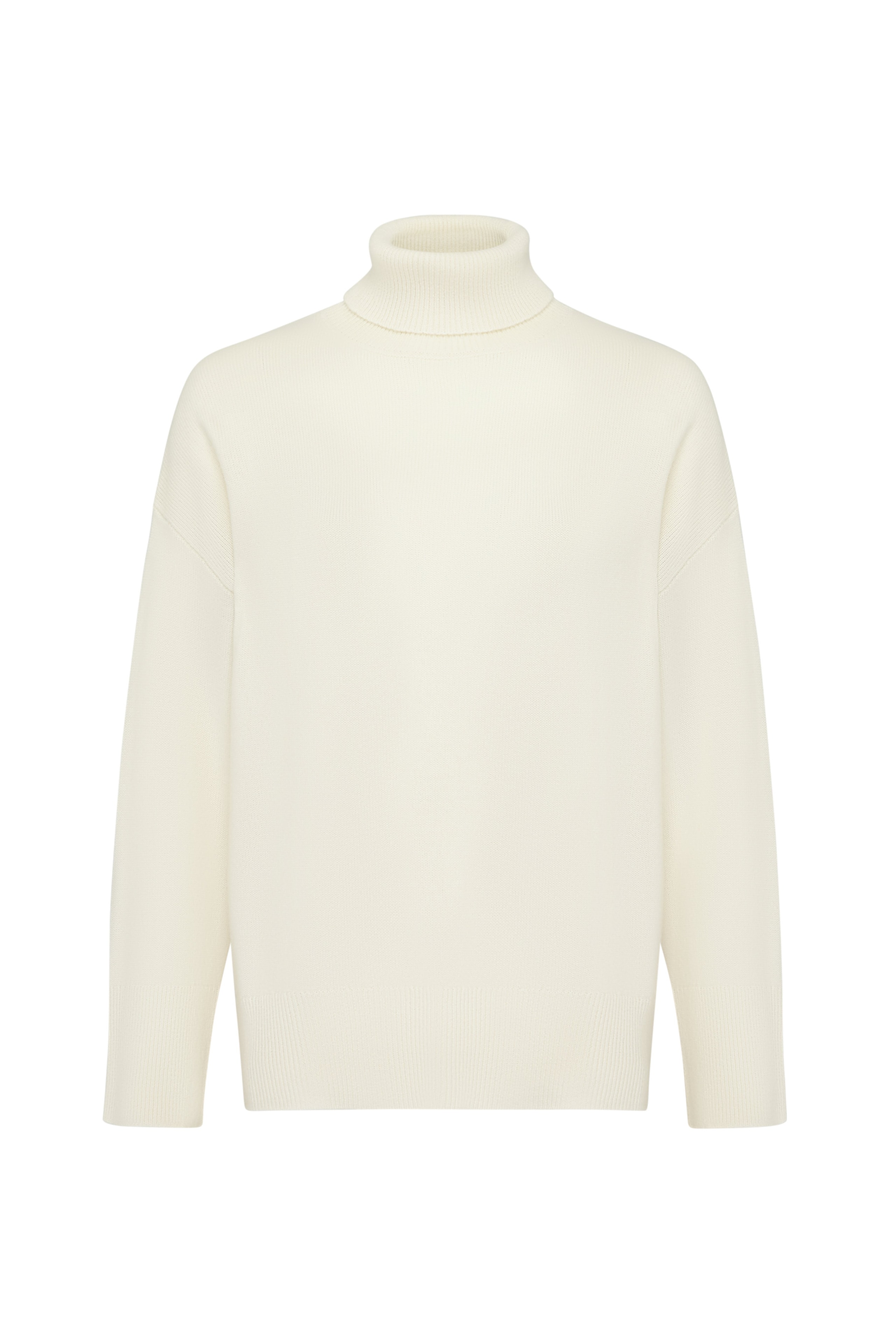 Oversized Cashmere Sweater, Milk