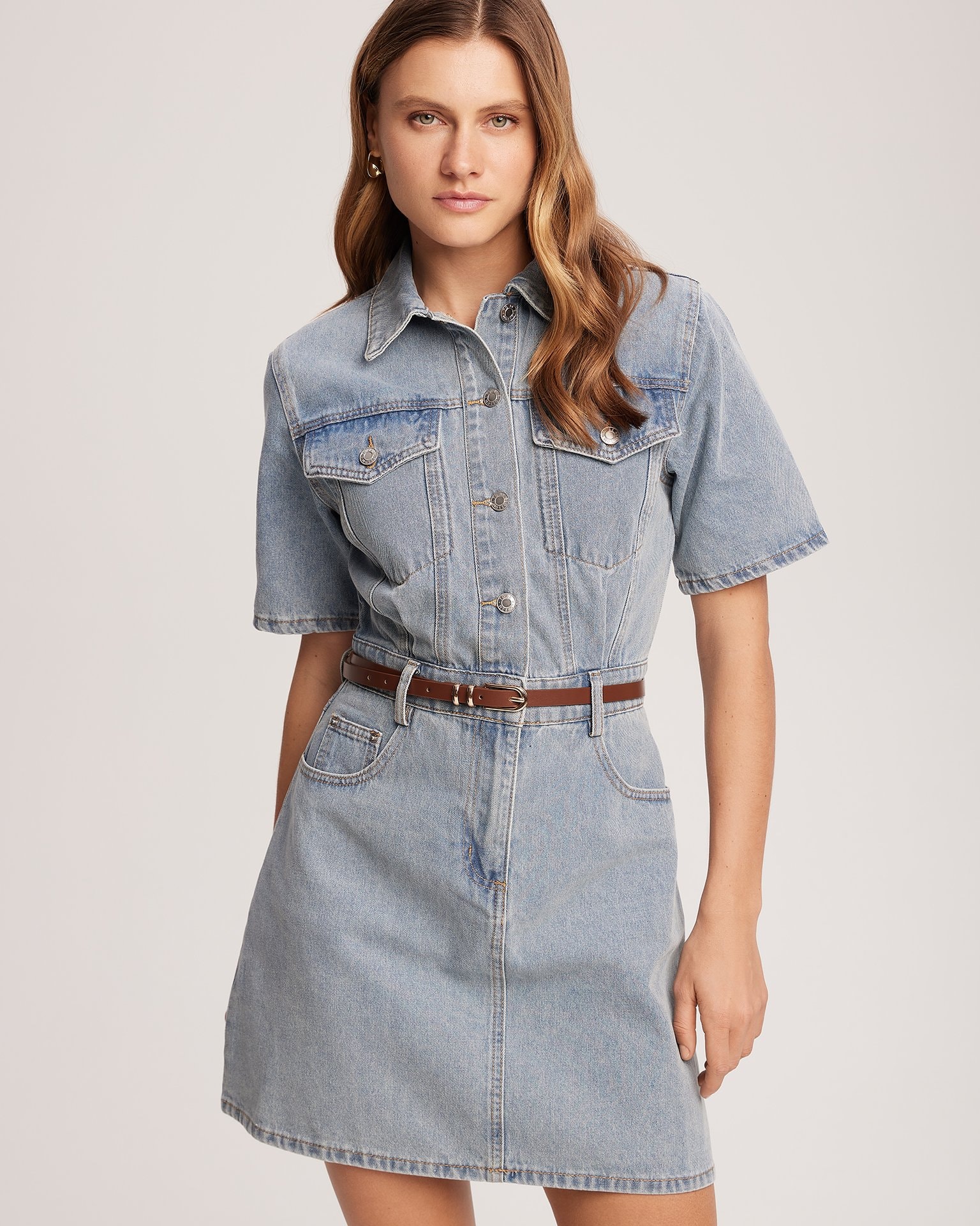Denim dress, Blue — photo 2