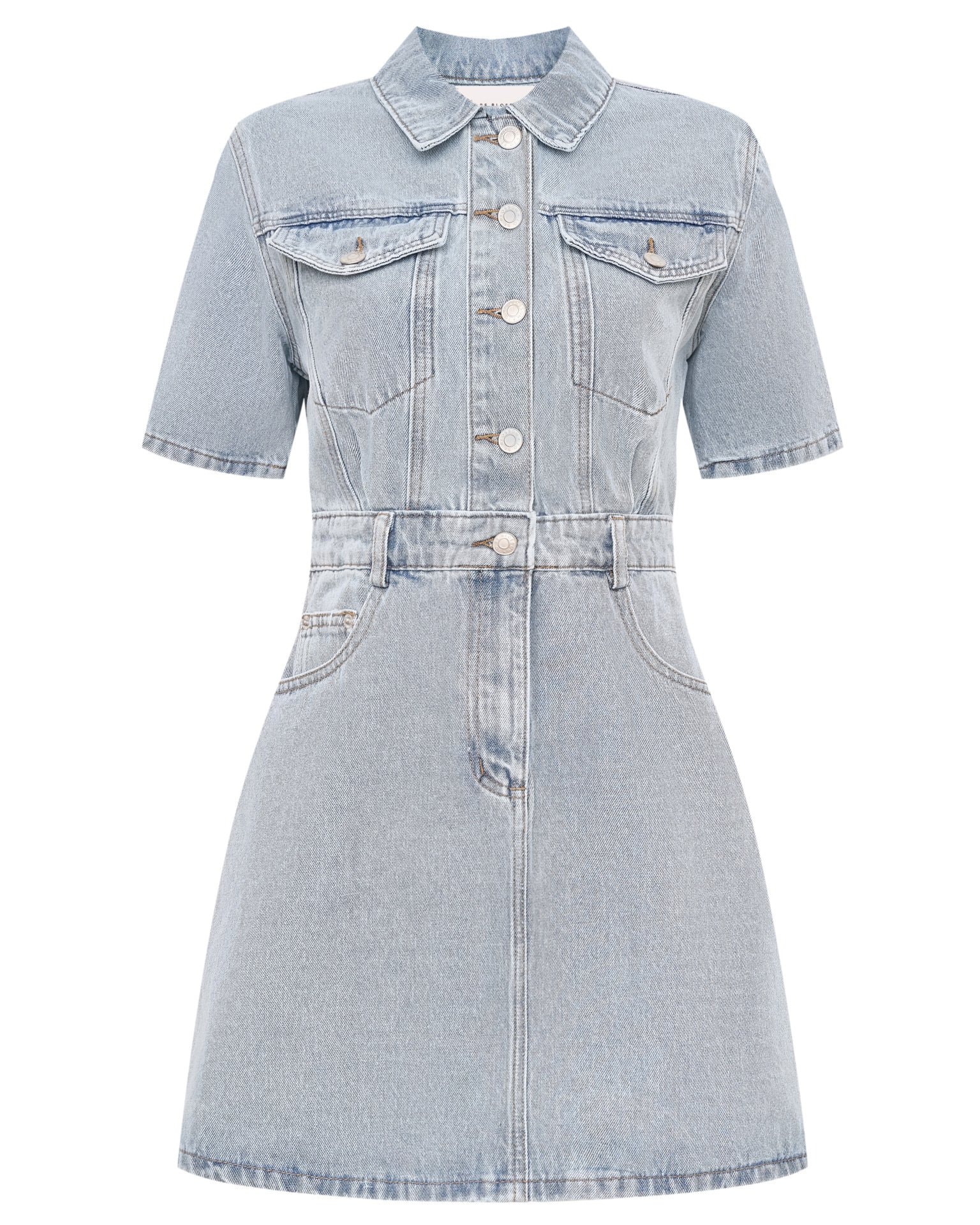 Denim dress, Blue — photo 9