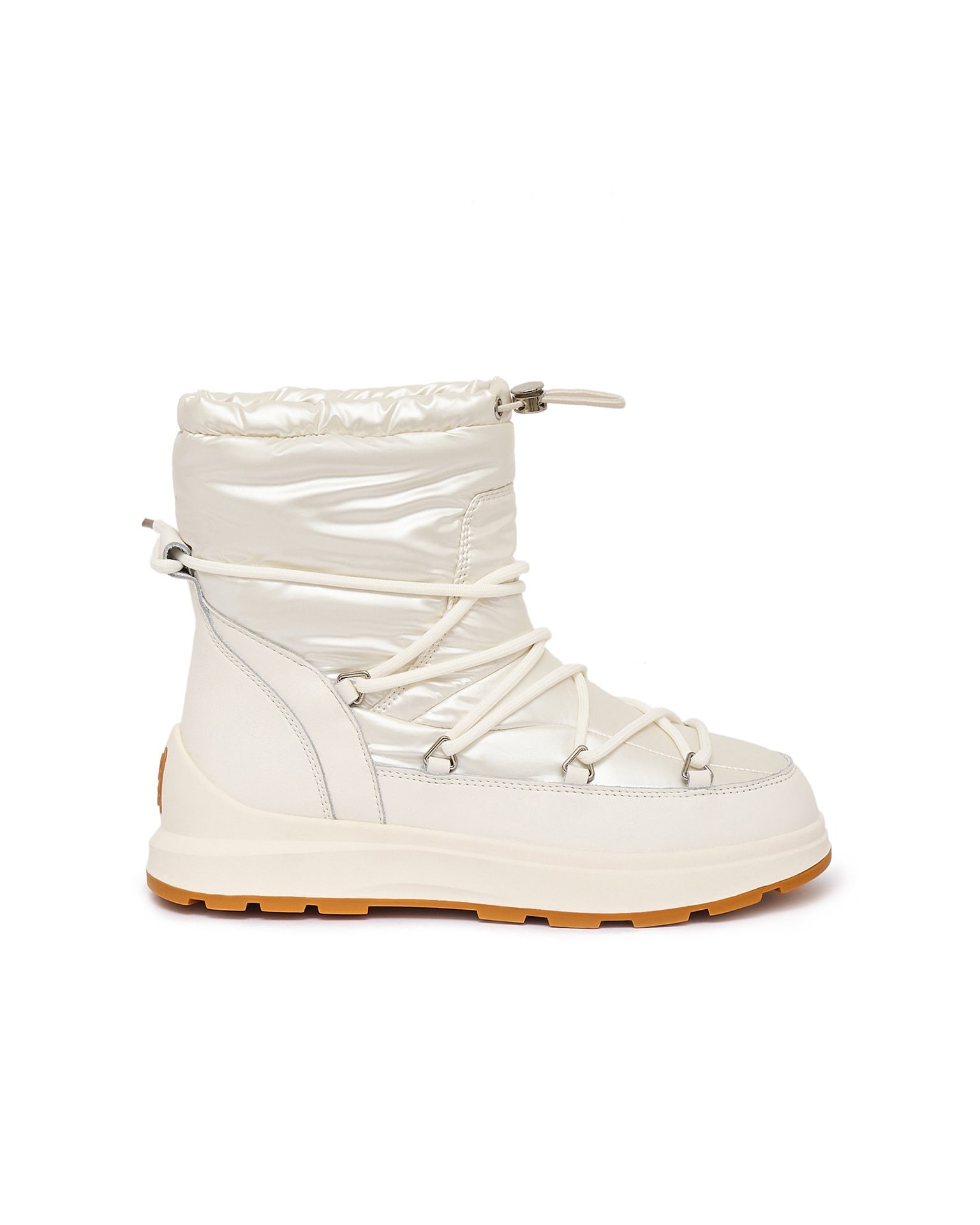 Insulated puffer boots, Milk — photo 2