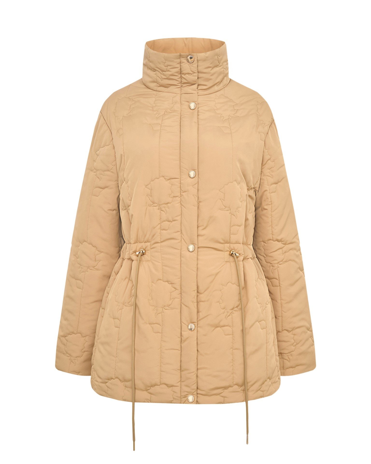 Jacket with designer 'Rose' quilting, Brown — photo 9