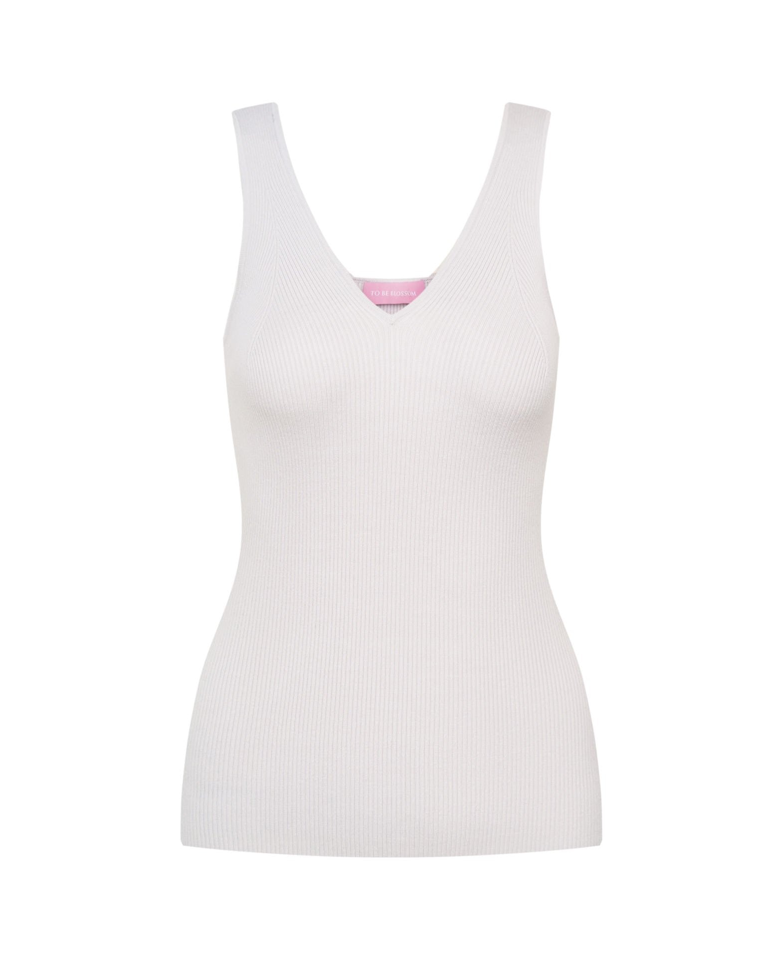 V-Neck Top, Grey