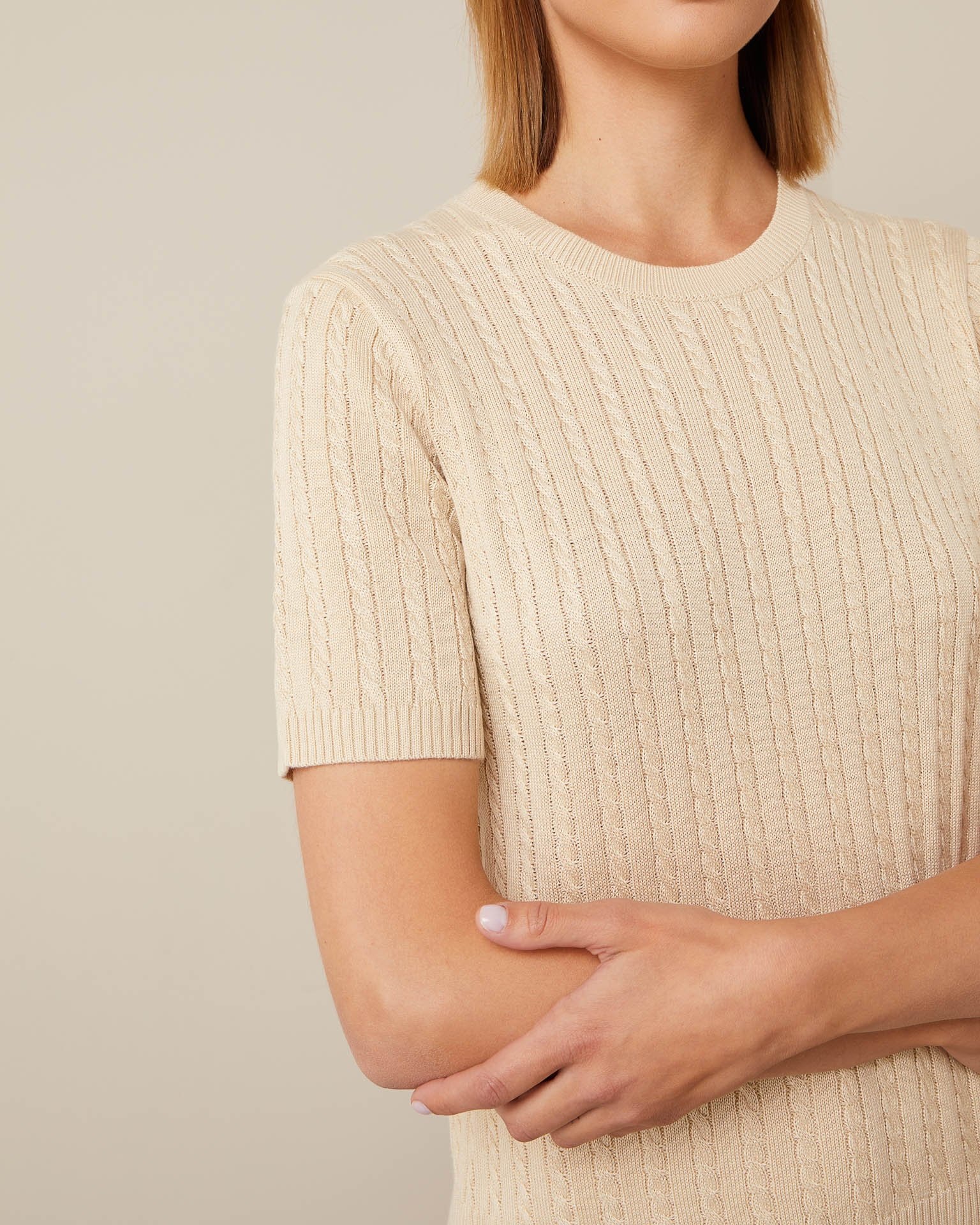 Light beige jumper, Light Beige — photo 5