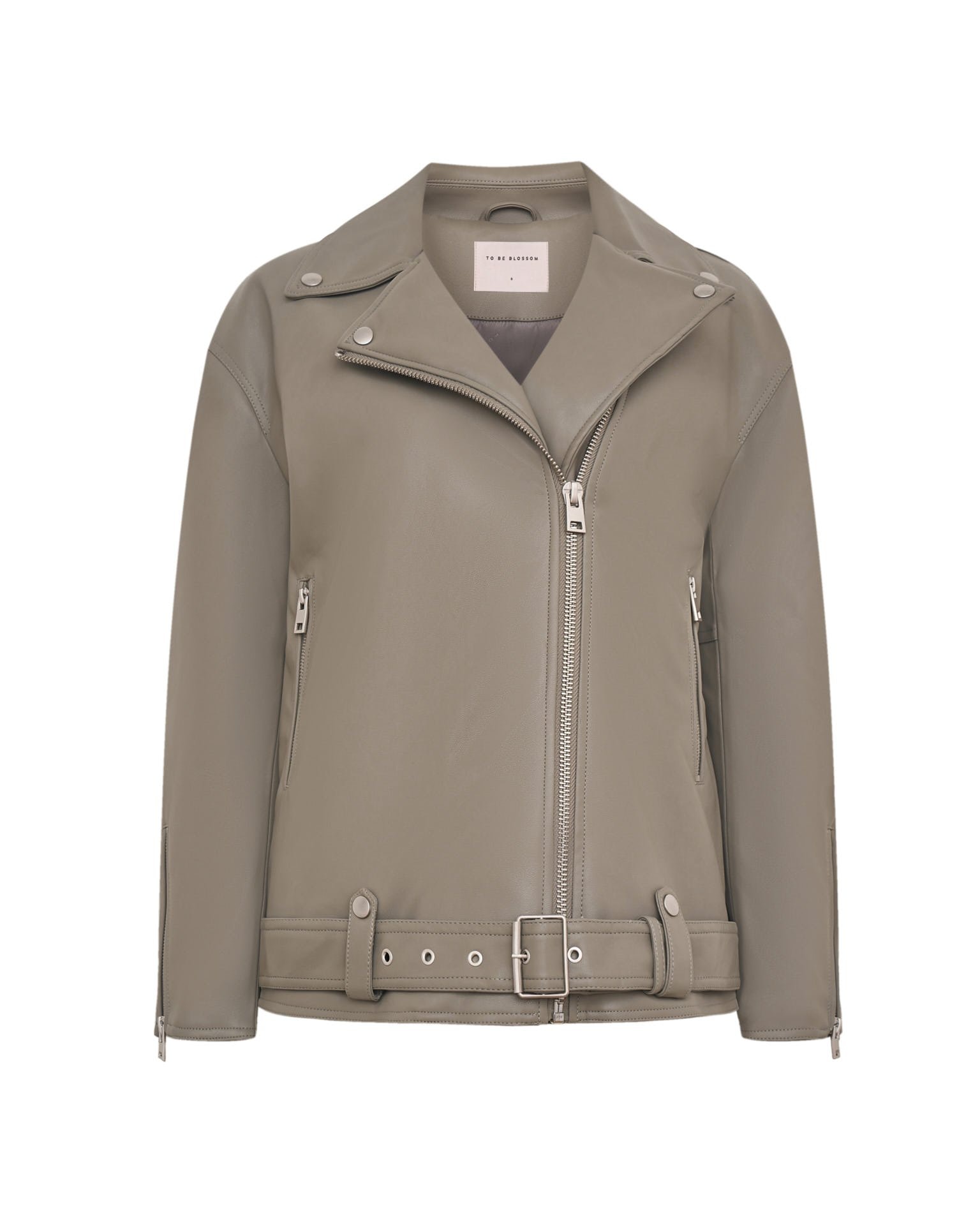 Insulated biker jacket, Grey