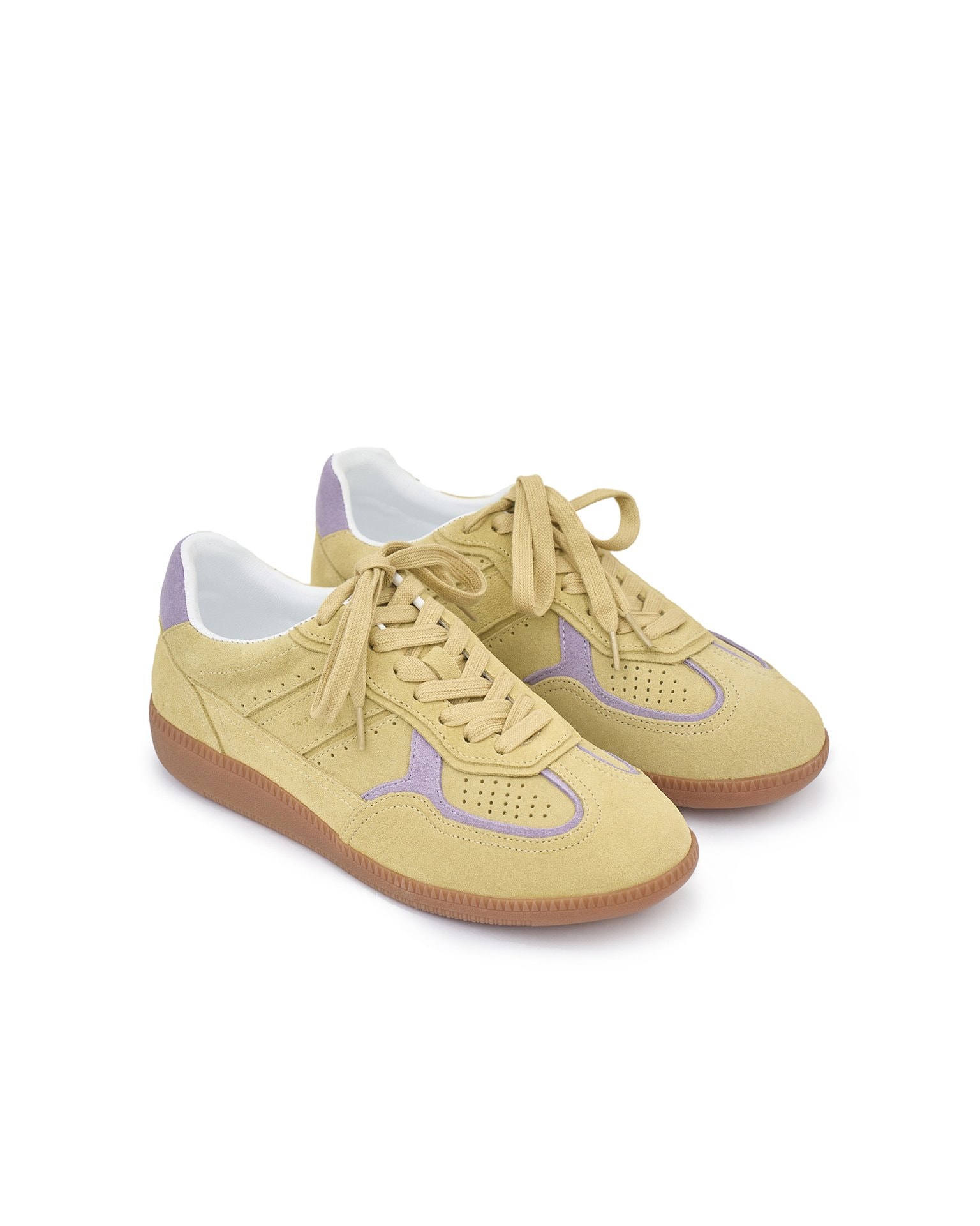 Suede sneakers, Yellow