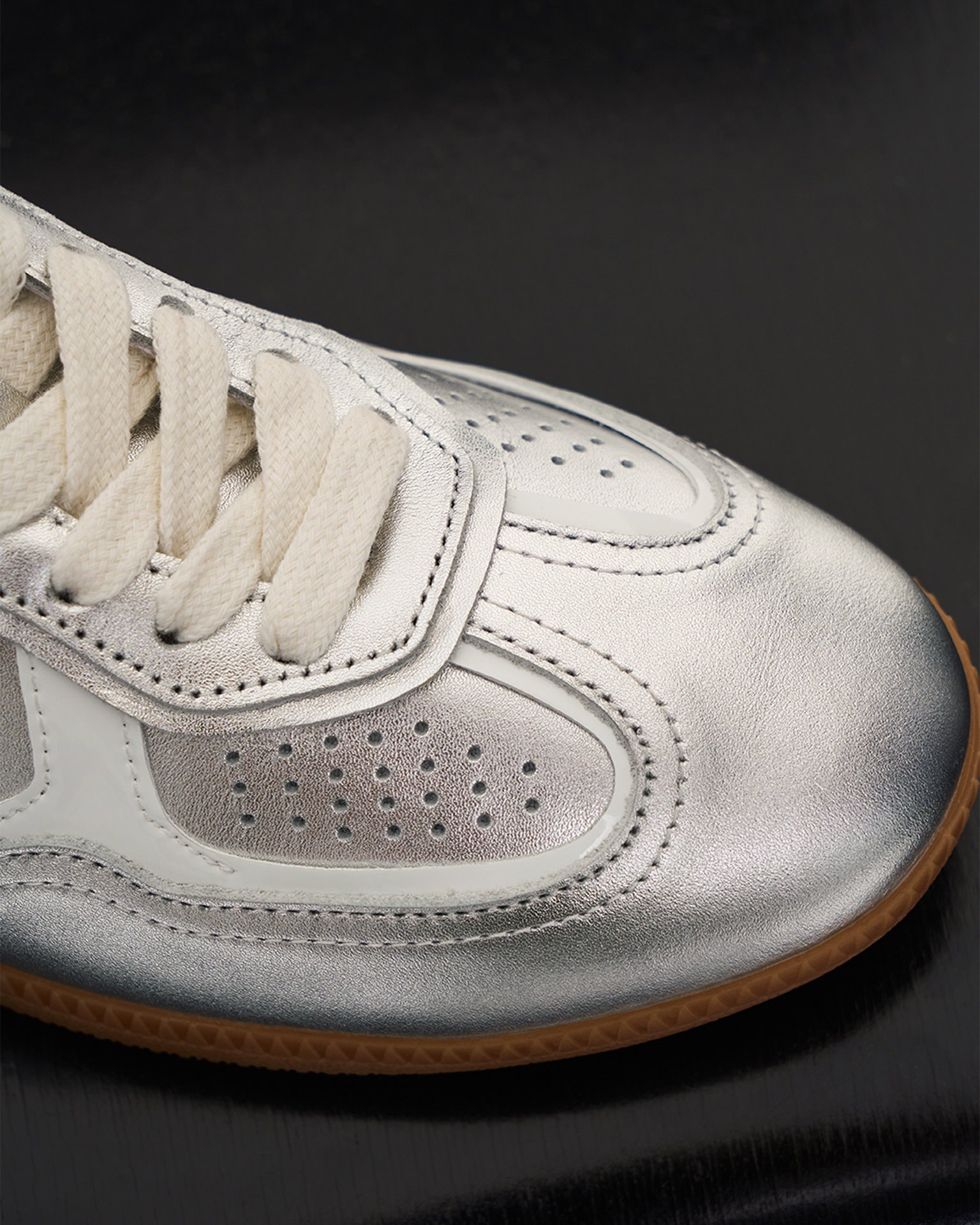 Silver trainers, Silver — photo 6