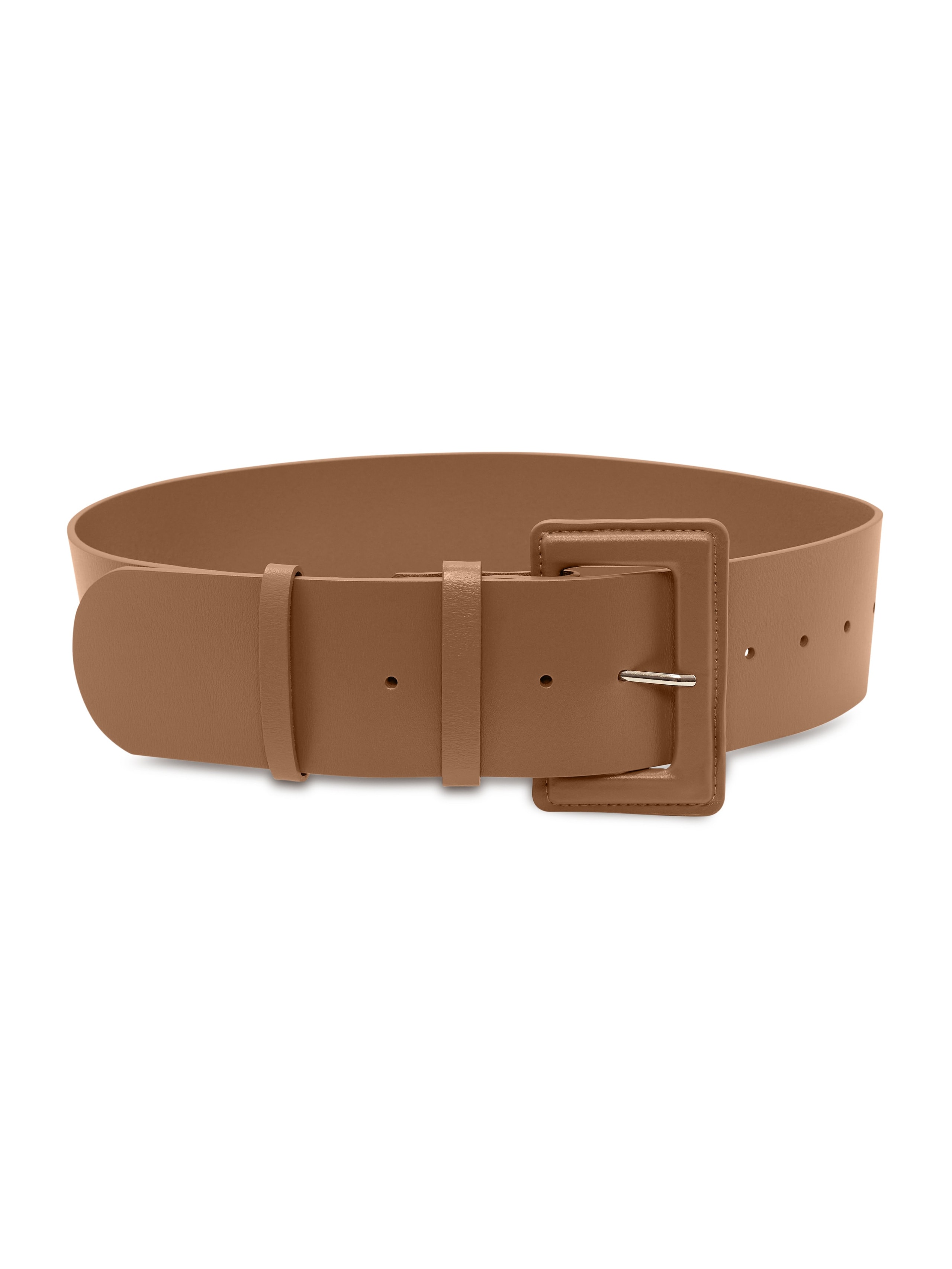 Brown Wide Belt, Brown — photo 3