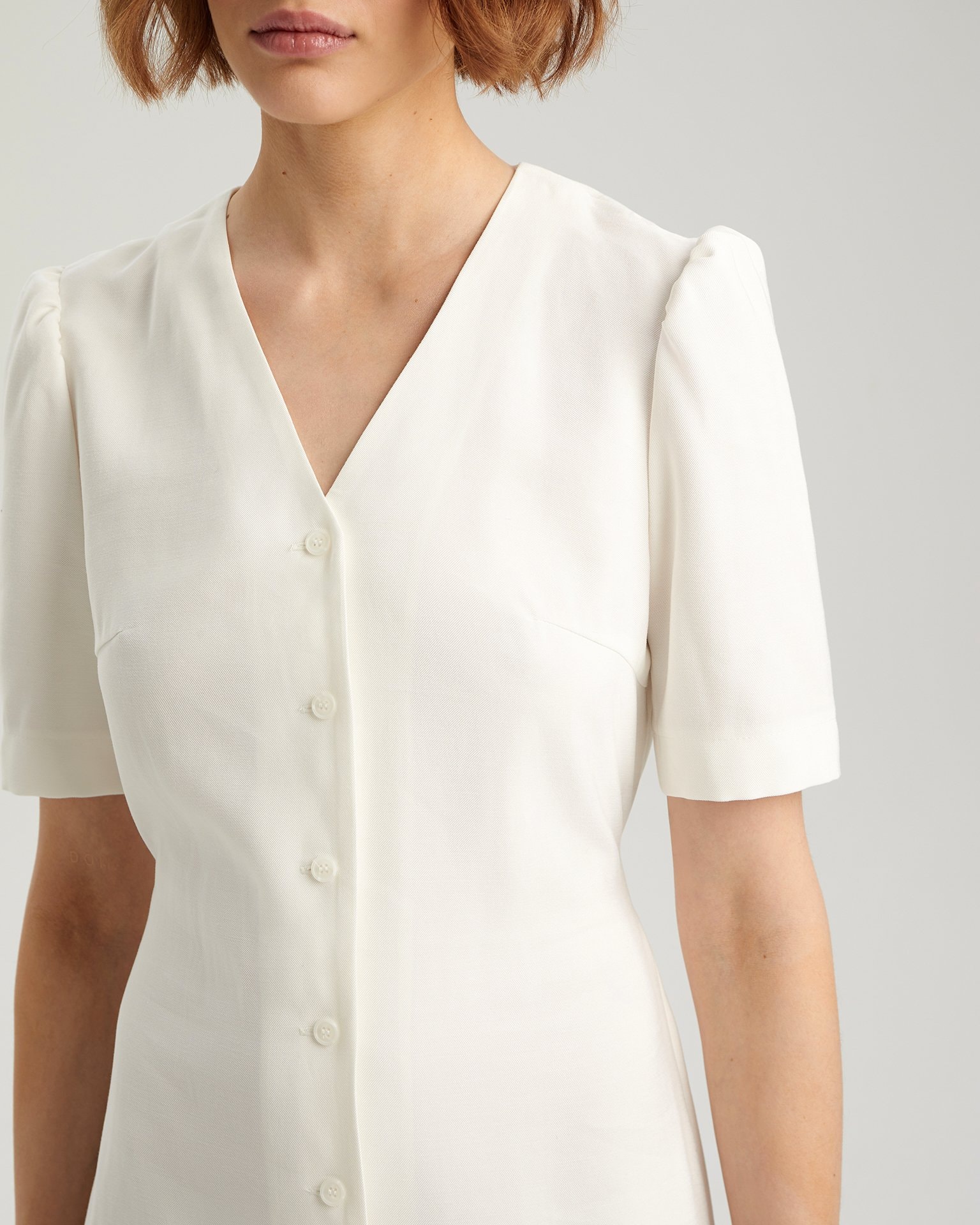 Midi dress, White — photo 7