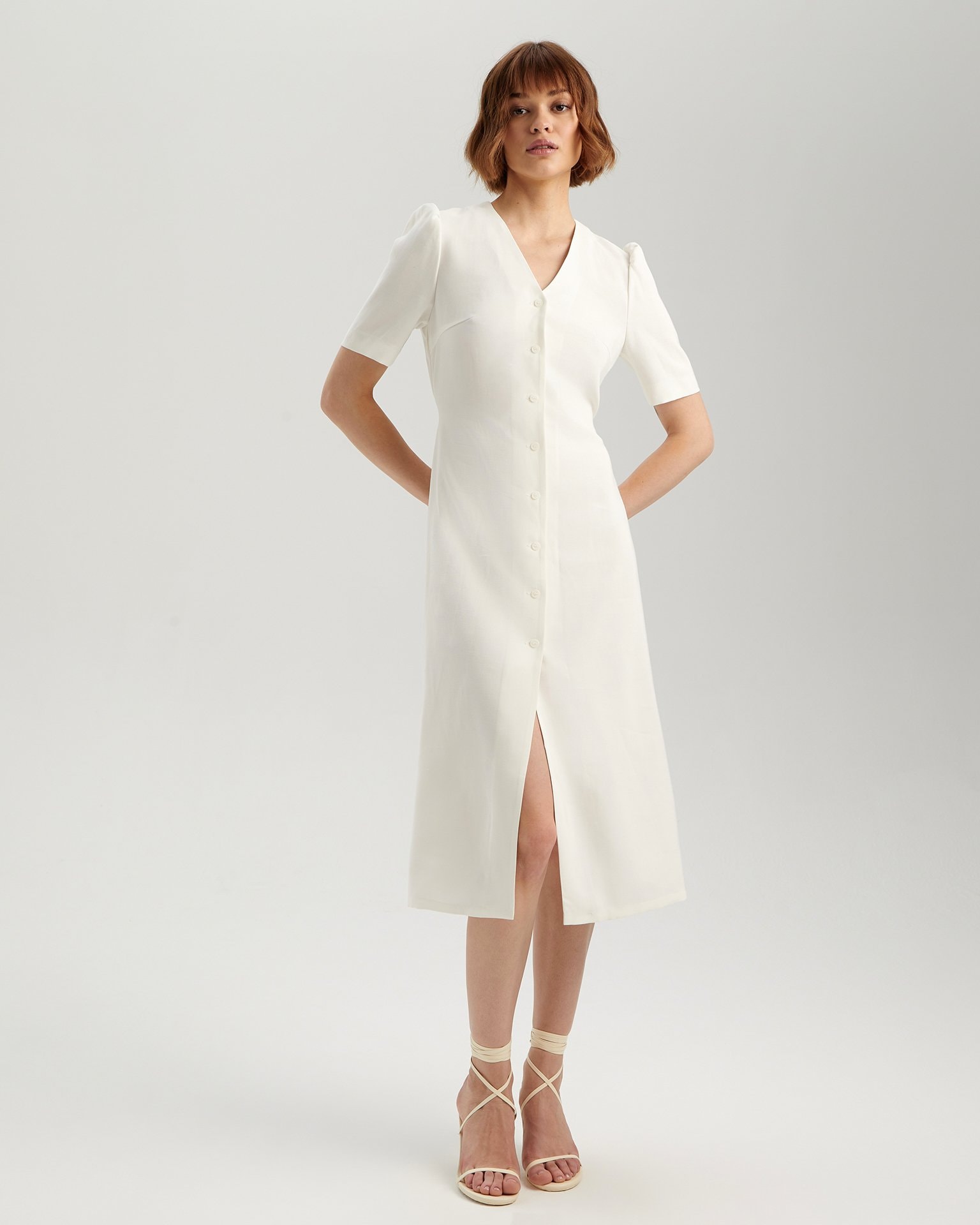 Midi dress, White