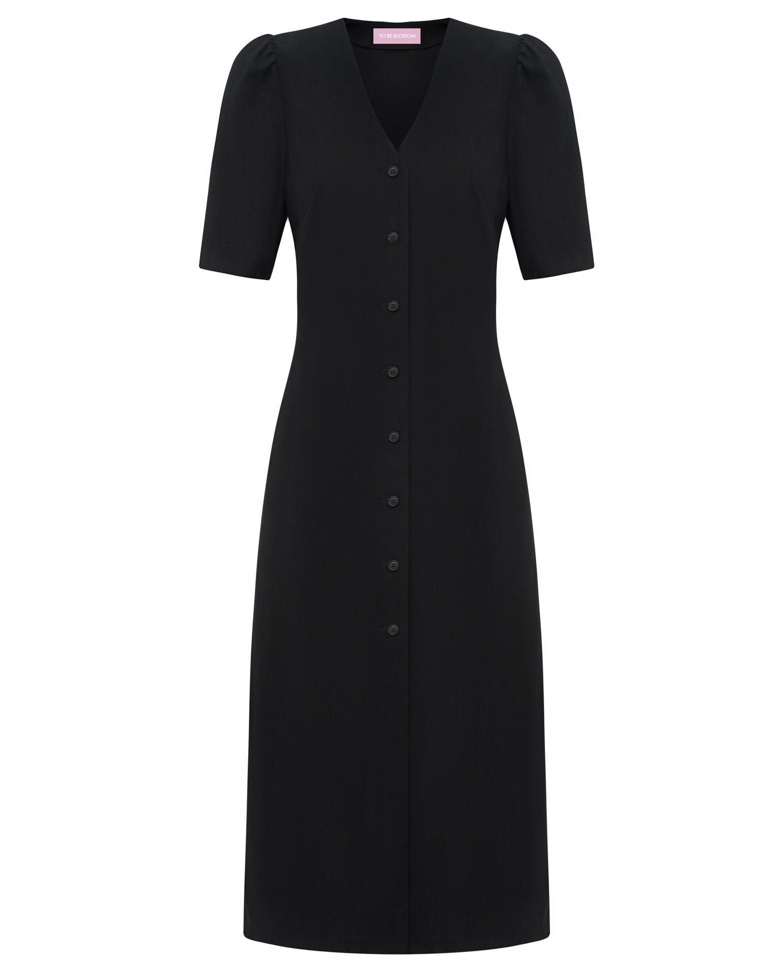 Robe Dress, Black