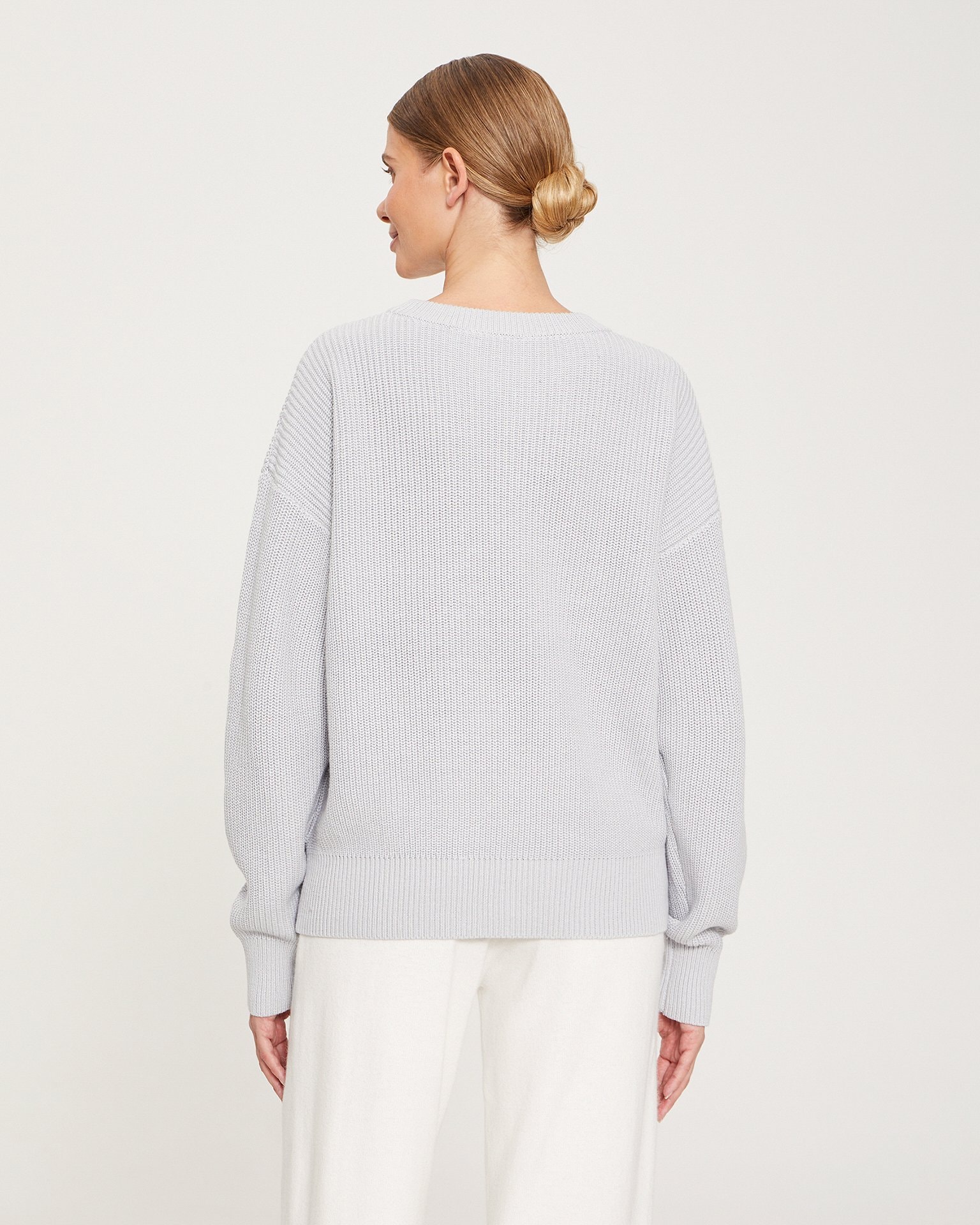 Relaxed-fit sweater, Grey — photo 4
