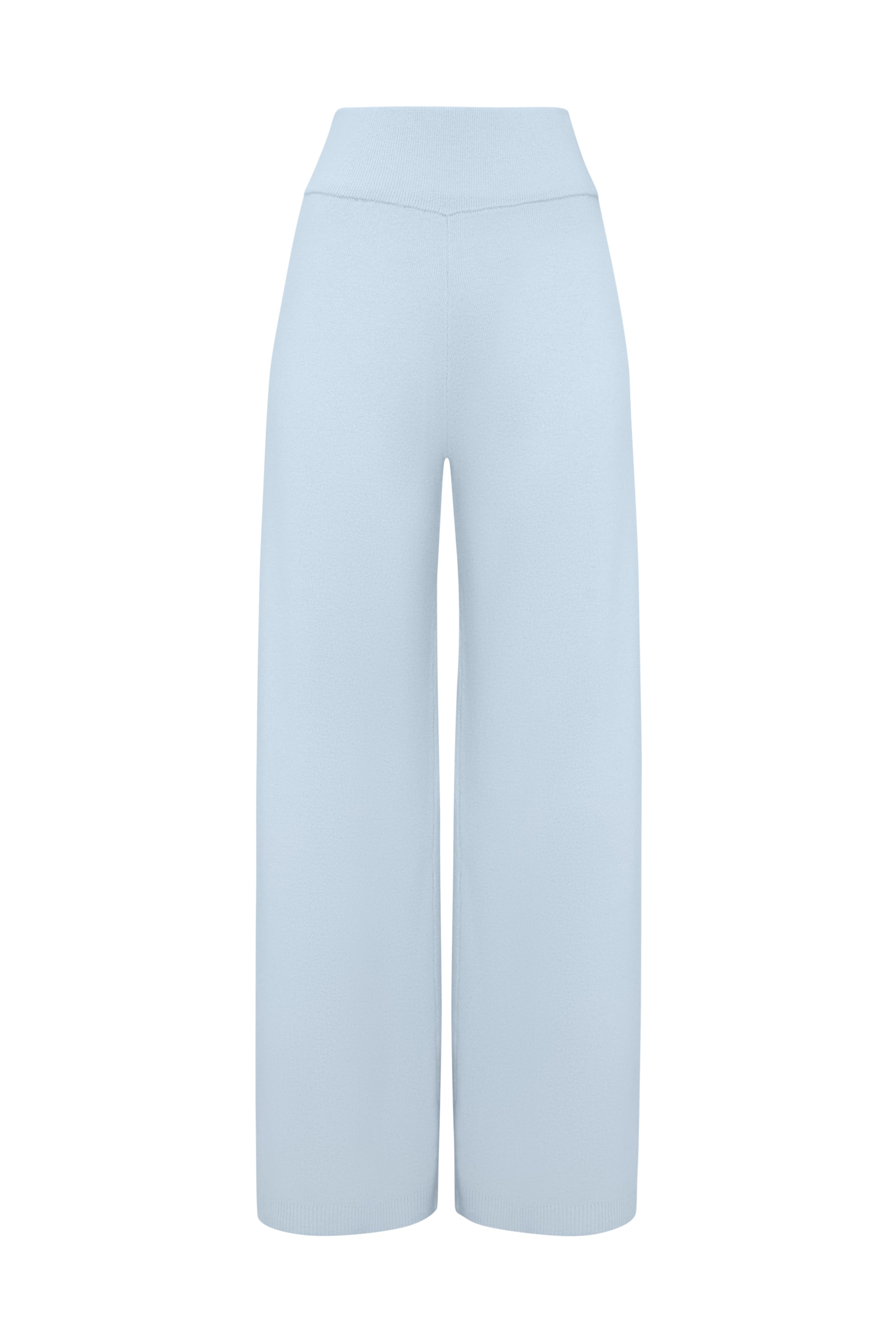 Straight-leg wide trousers, Sky Blue — photo 6