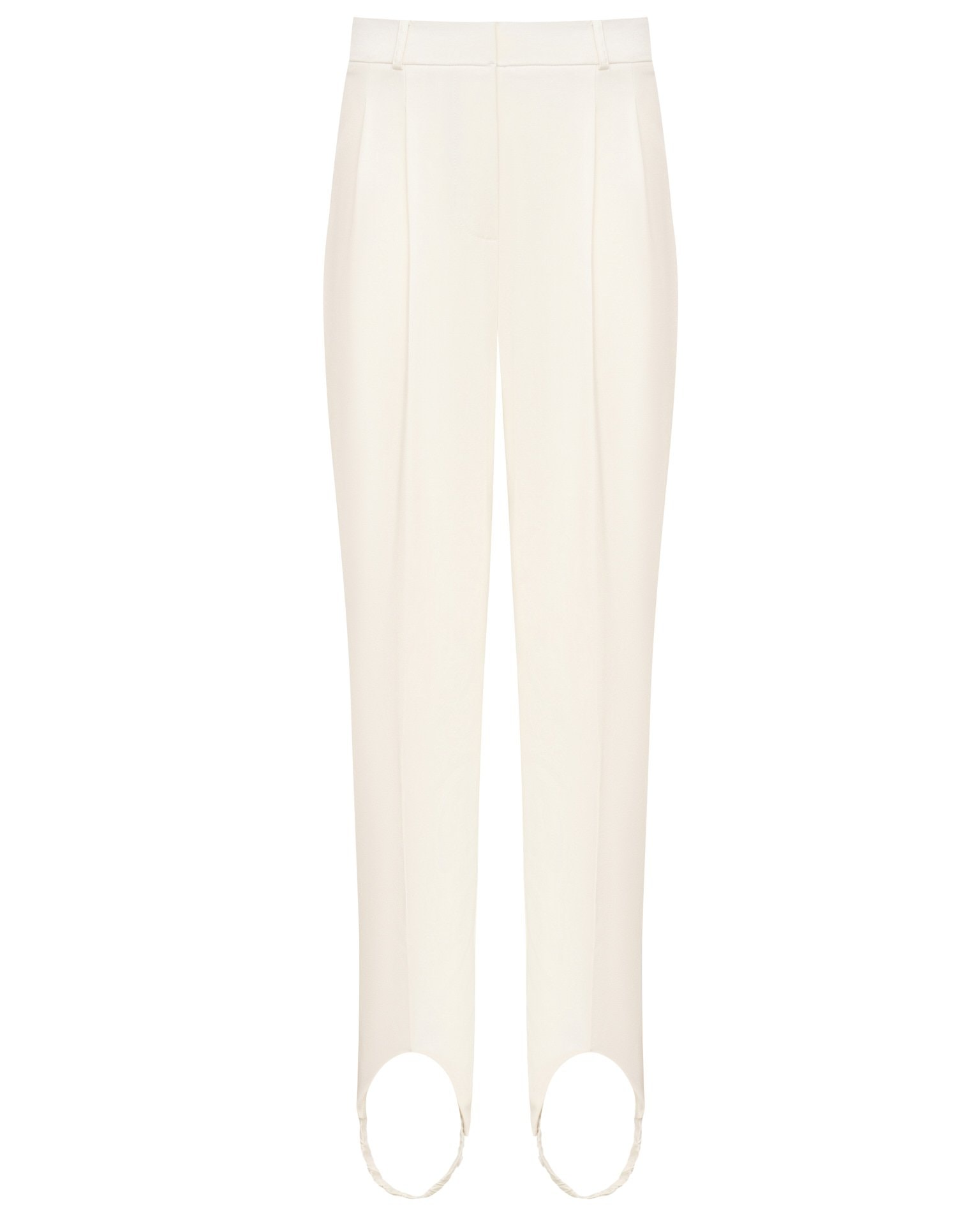 Milk-Coloured Trousers with Stirrups, Milk-white