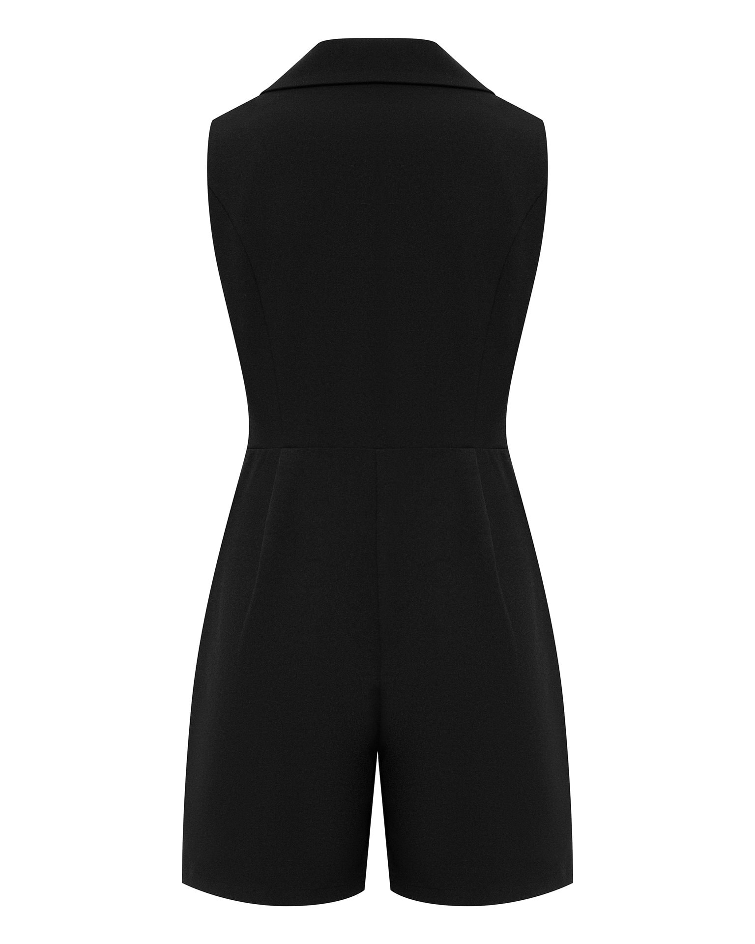 Women's jumpsuit with shorts, Black — photo 9