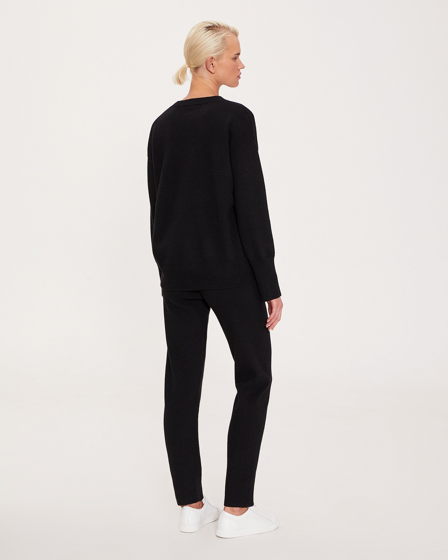 Wool and Cashmere Suit, Black — photo 3
