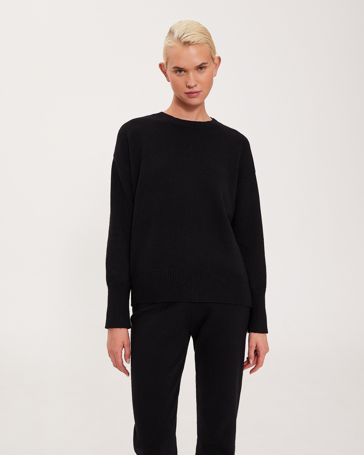 Wool and Cashmere Suit, Black — photo 2