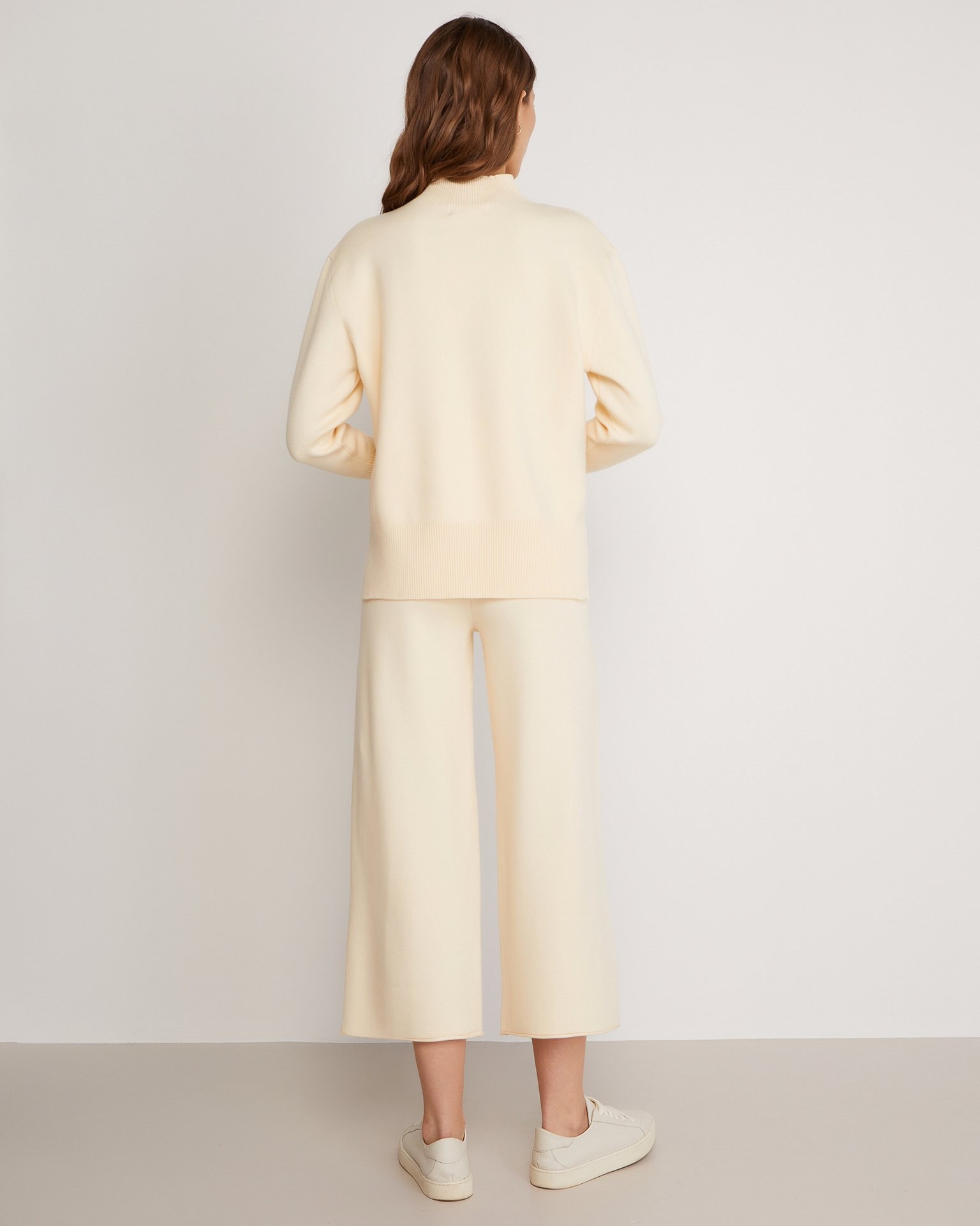 Trouser Set with Culottes, Milk — photo 3
