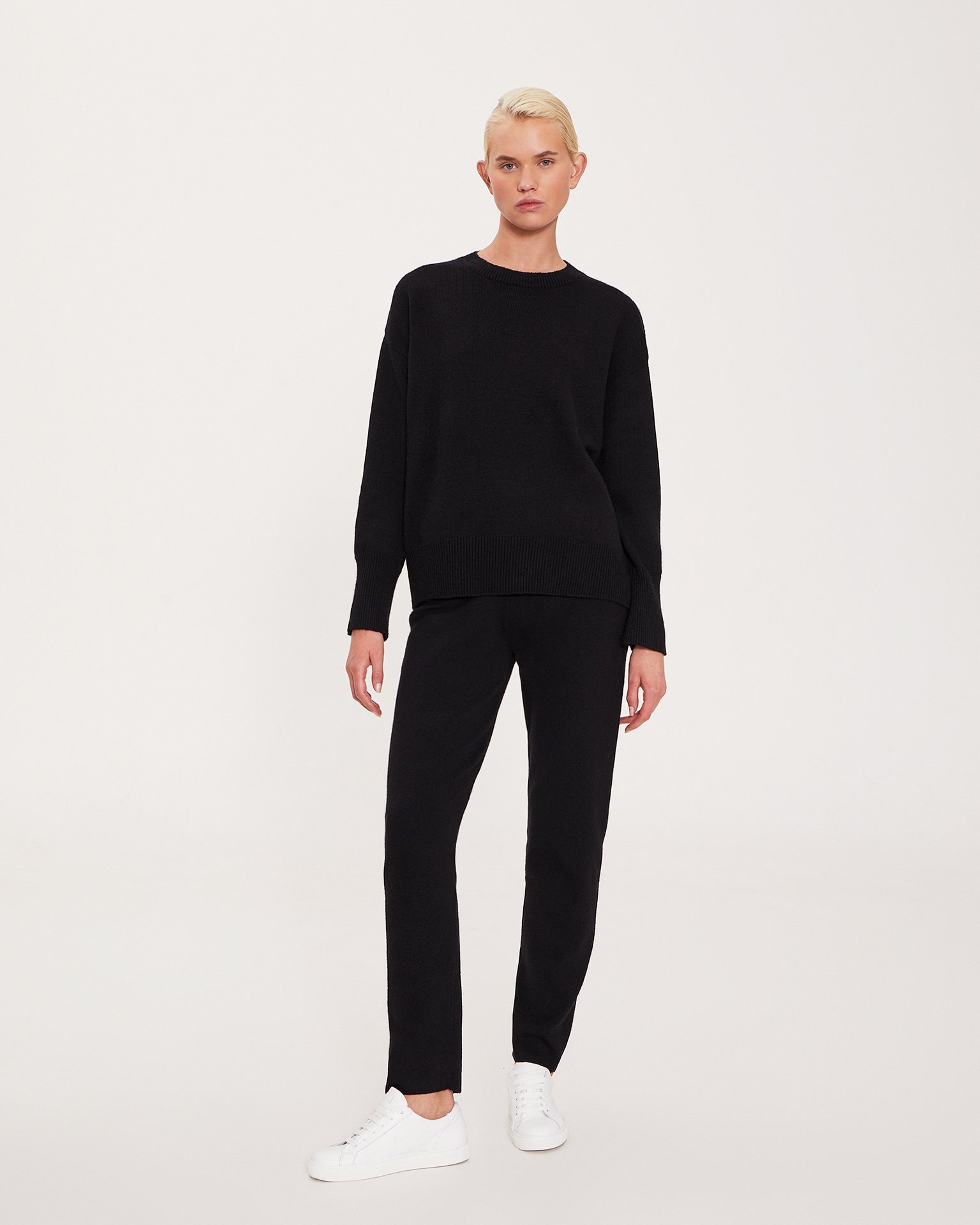 Wool and Cashmere Suit, Black