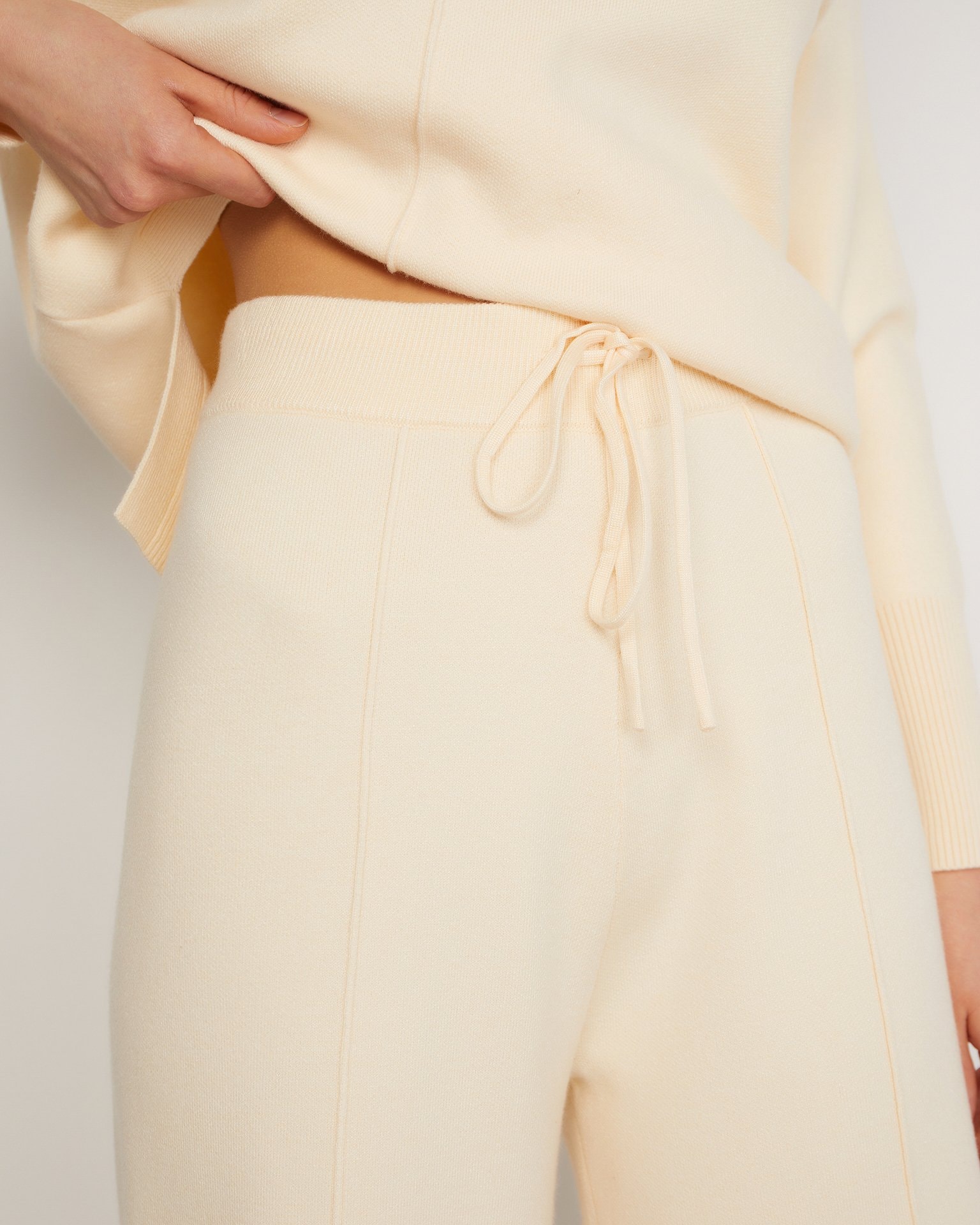 Trouser Set with Culottes, Milk — photo 5