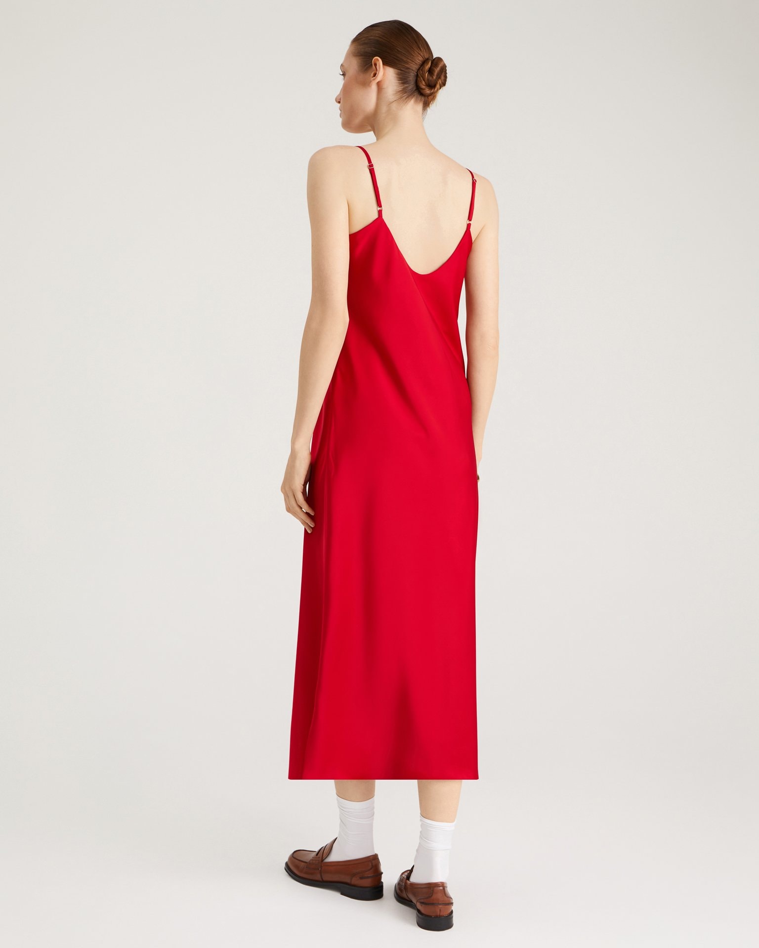 Slip Dress, Red — photo 4