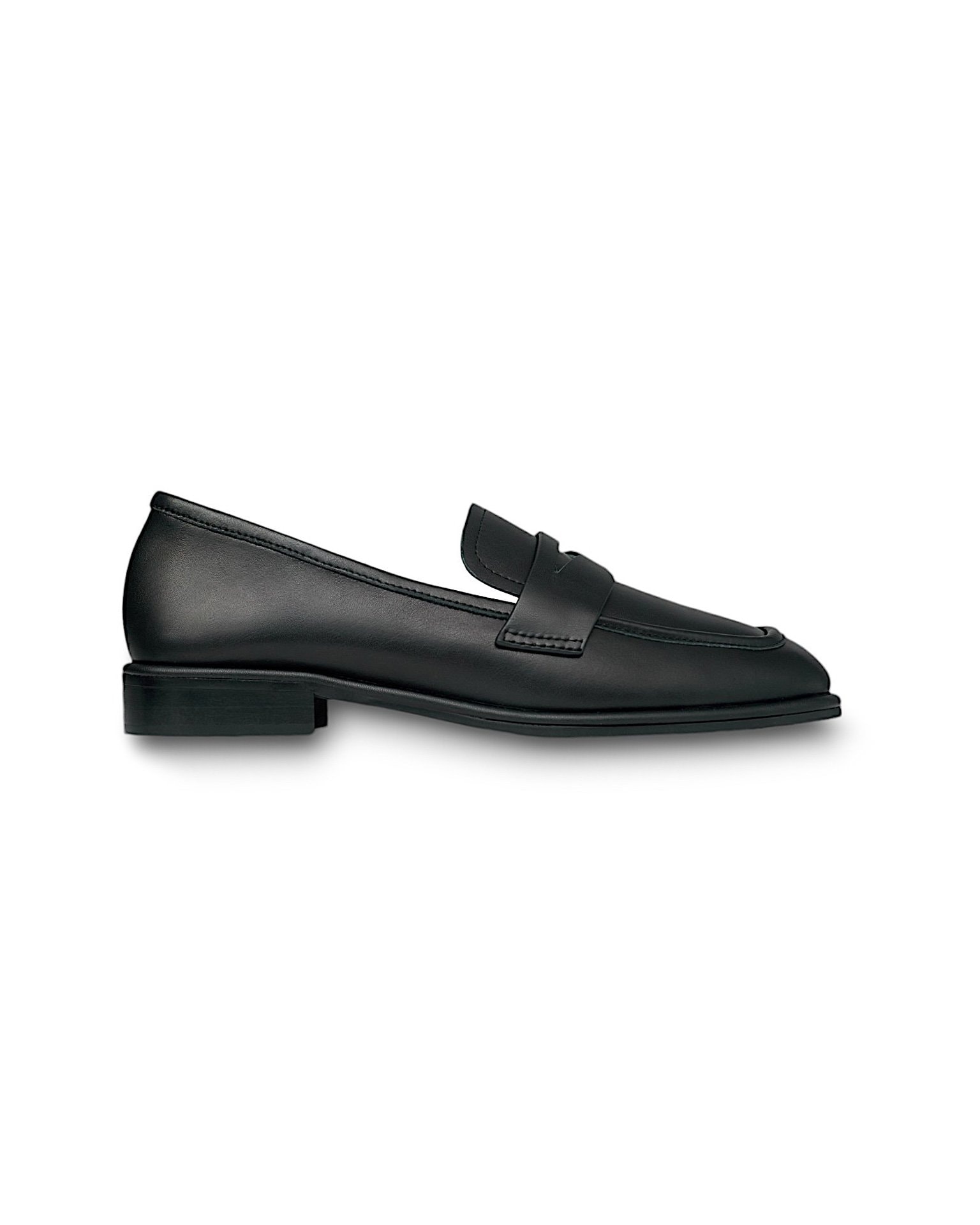 Loafers in genuine leather with an ultra-soft insole, Black — photo 5