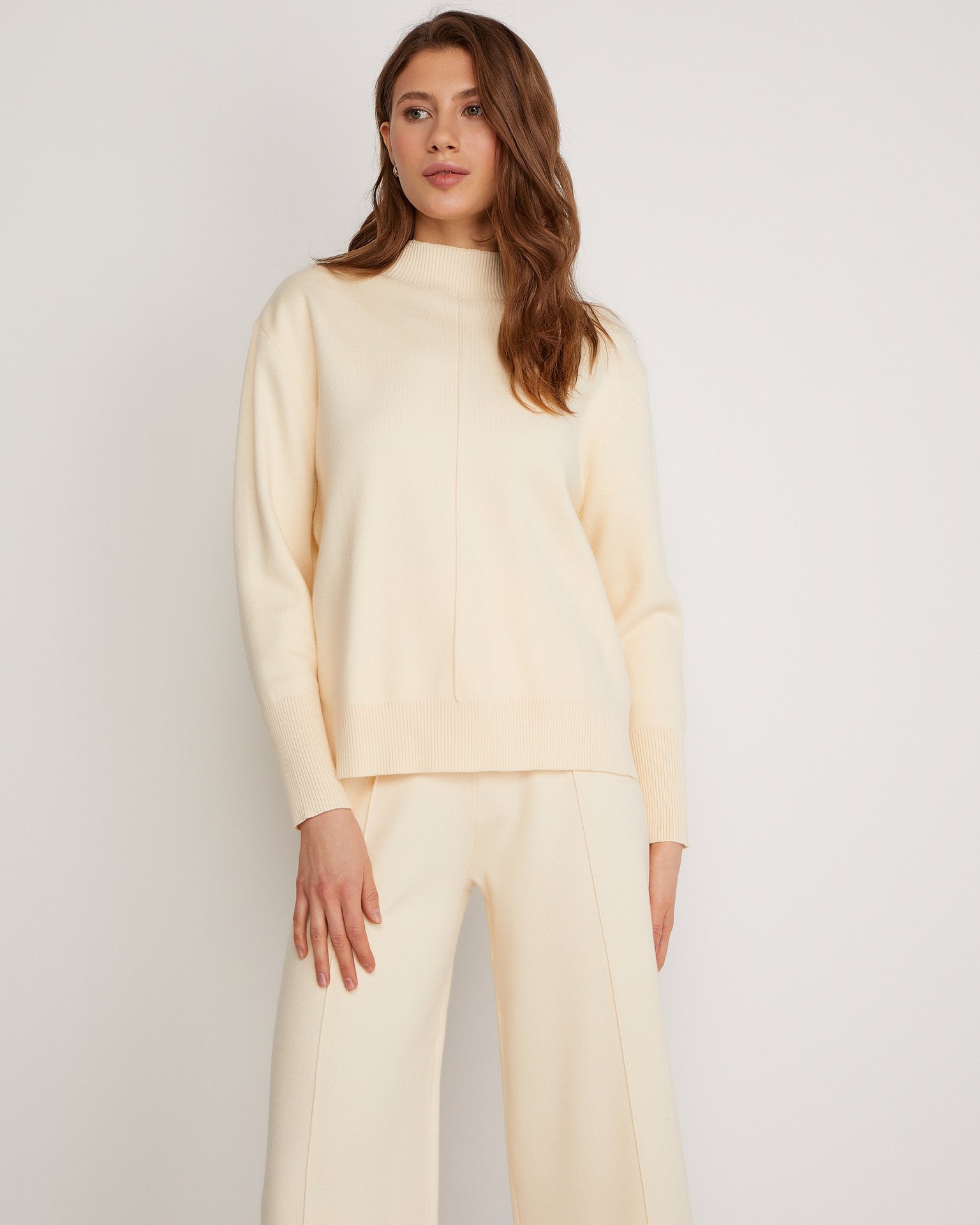 Trouser Set with Culottes, Milk — photo 4