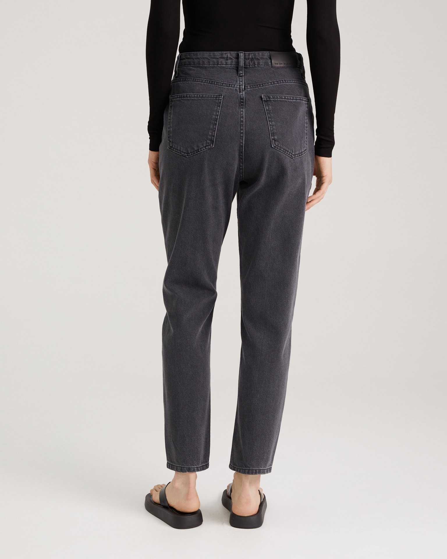 Light grey mom jeans, Light Grey — photo 6
