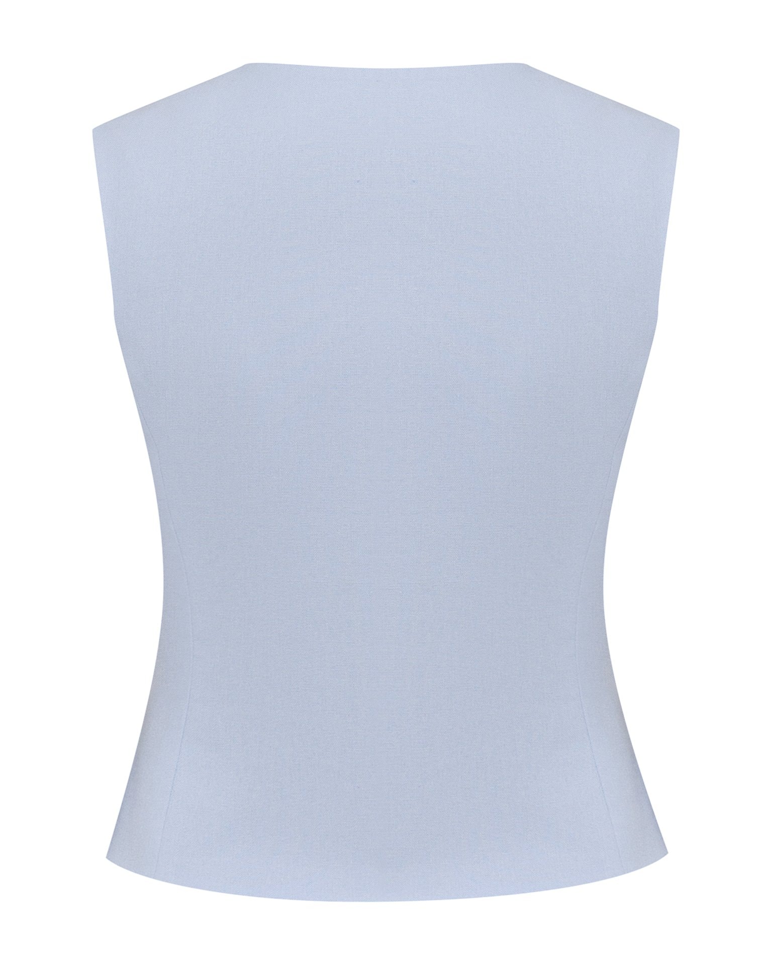 Blue waistcoat, Sky Blue — photo 7