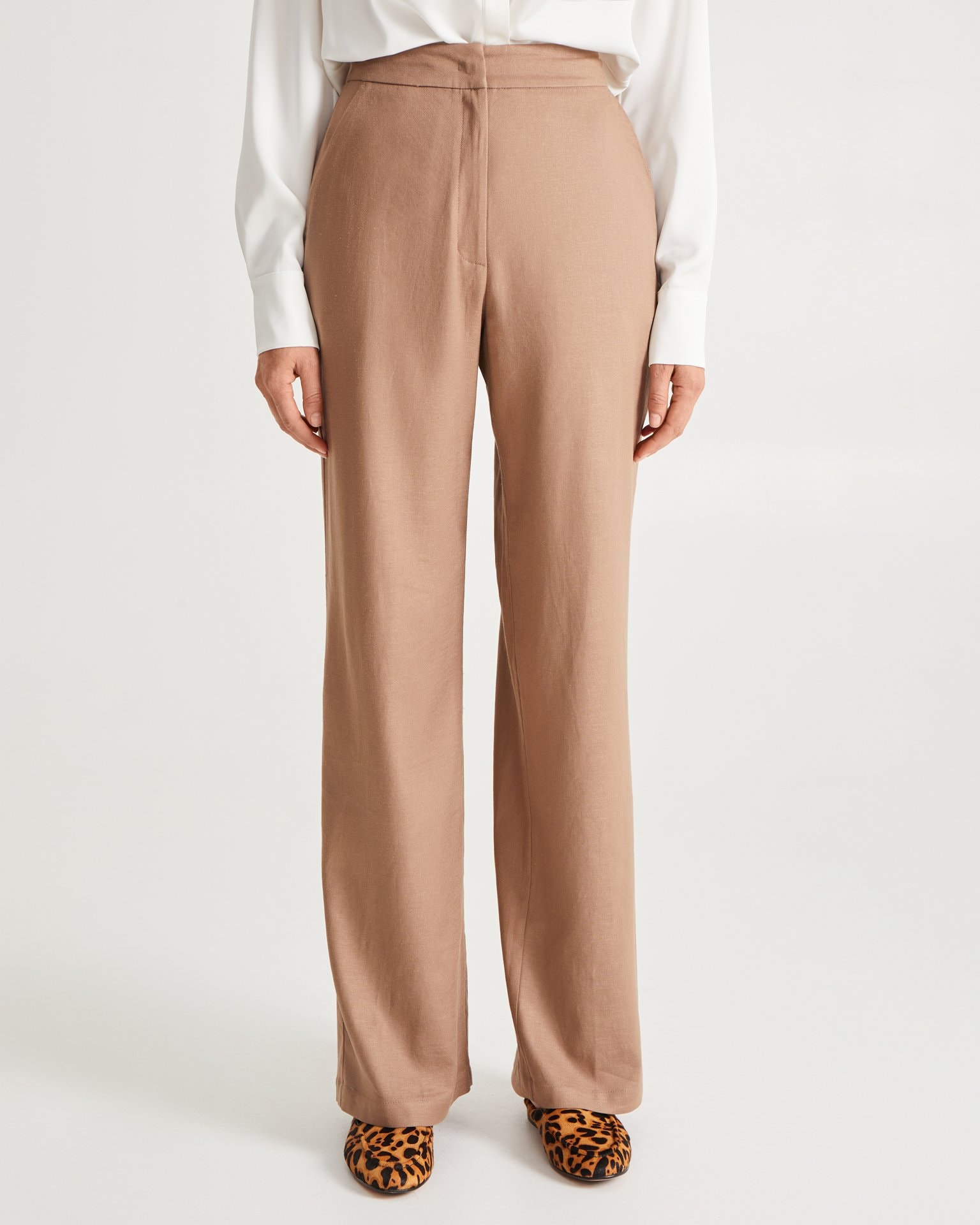 Palazzo trousers, Brown — photo 4