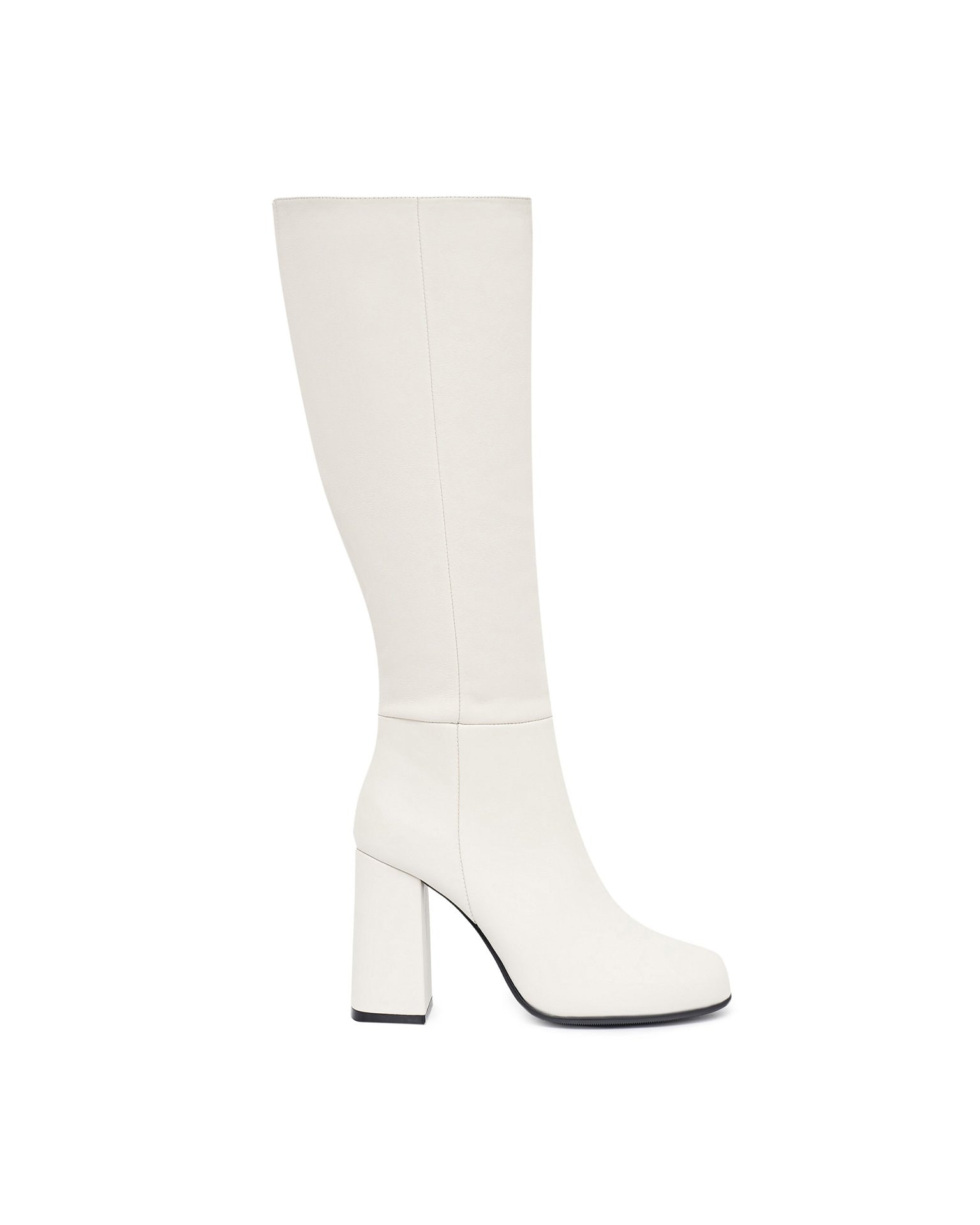 Knee-high boots, Milk — photo 6