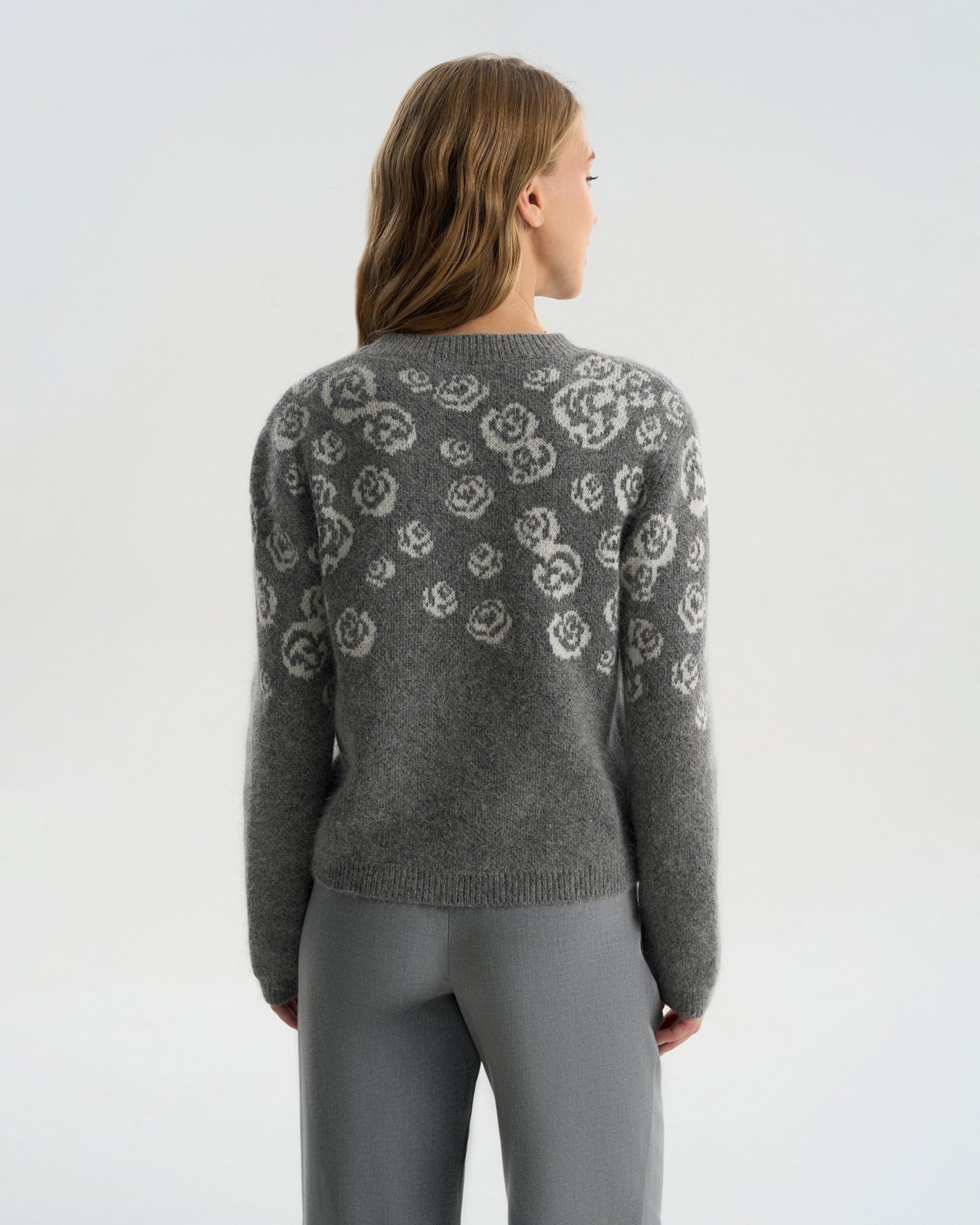 Blended wool jumper, Grey — photo 5