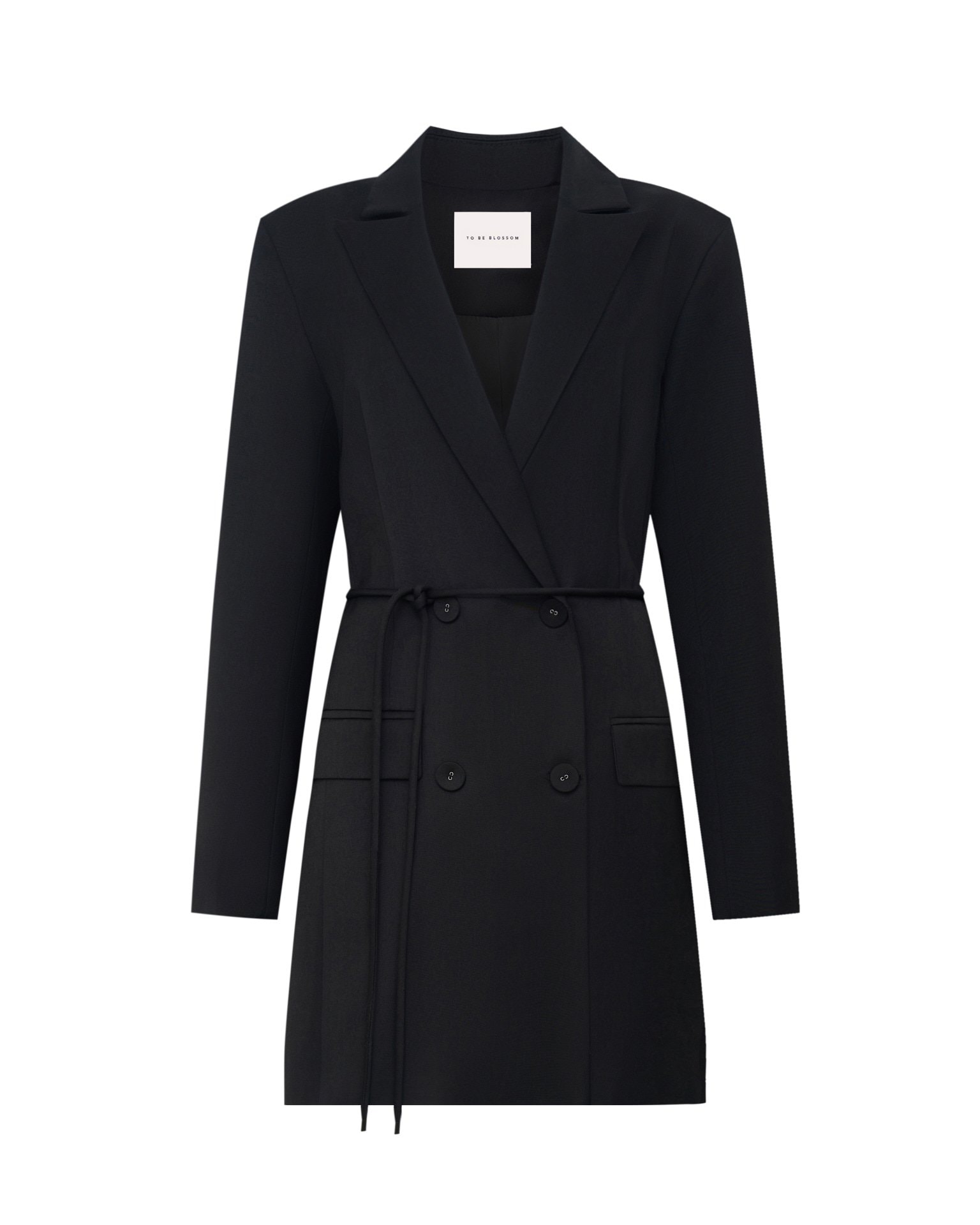 Blazer dress, Black — photo 11