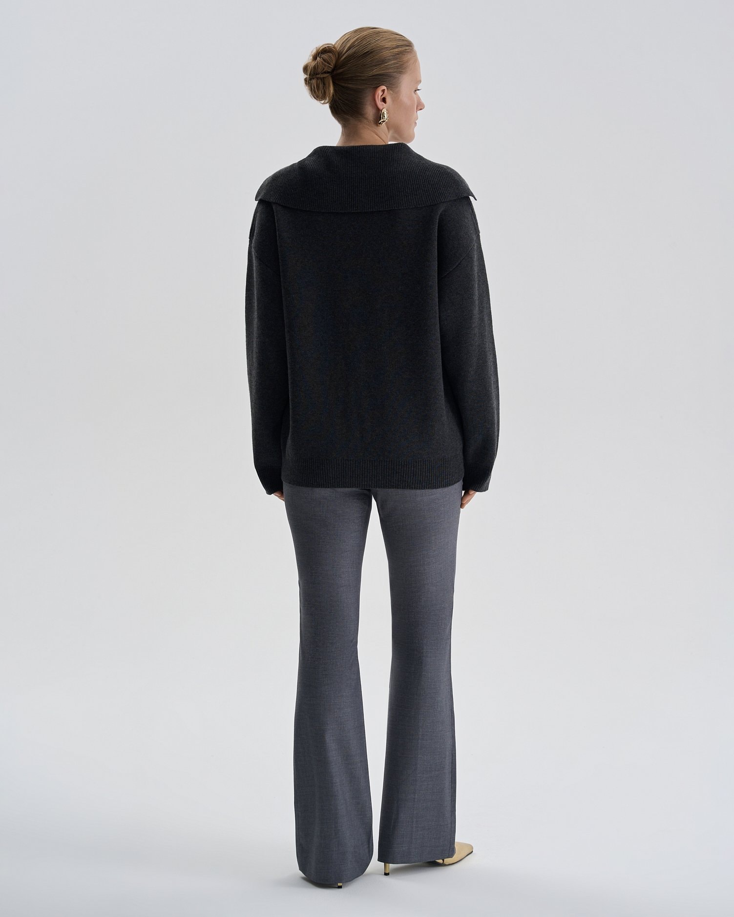 Wide-collar jumper, Grey — photo 5