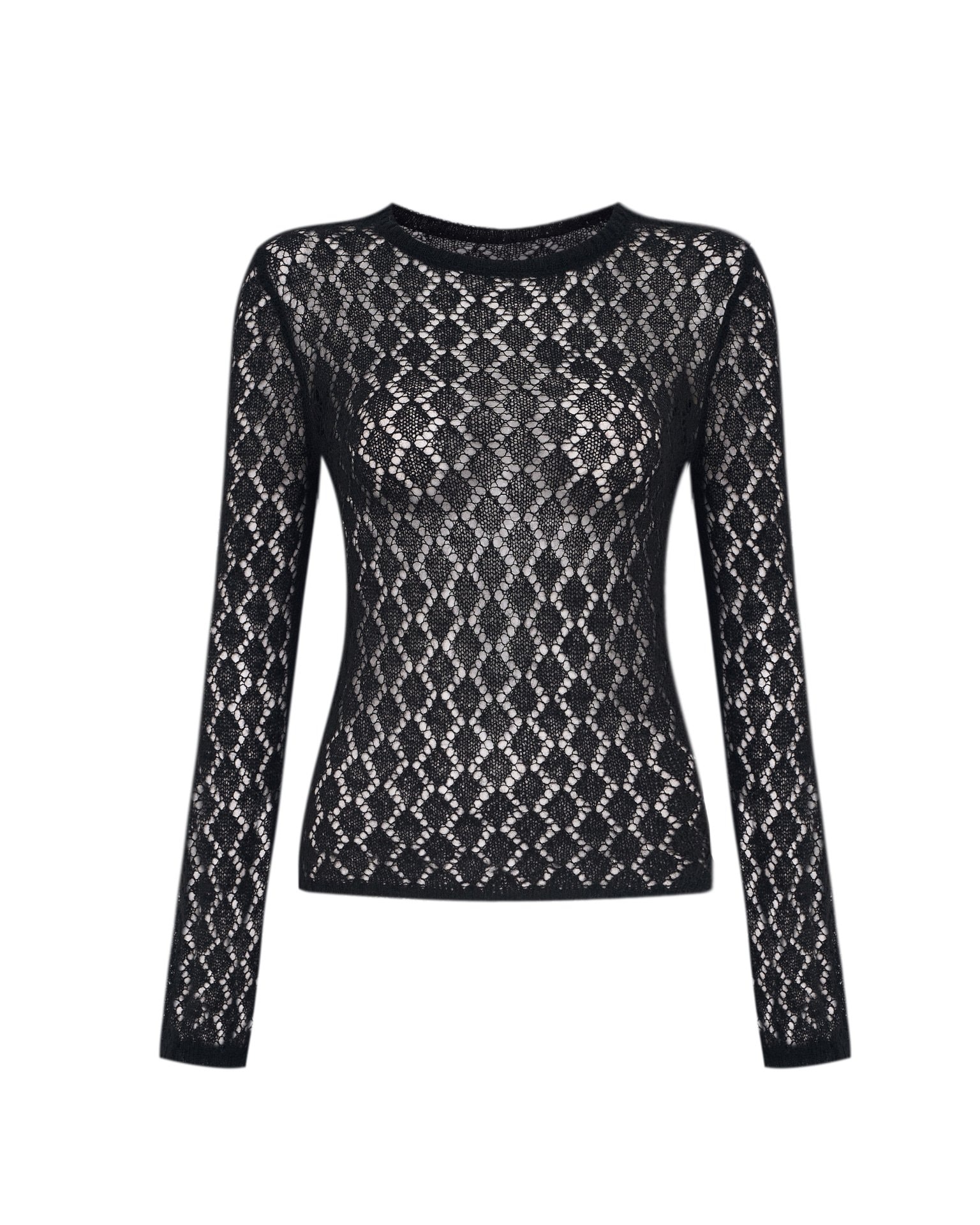Wool jumper, Black — photo 6