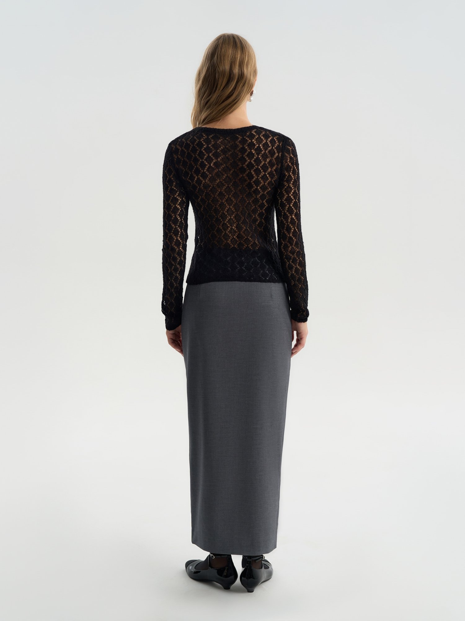 Wool jumper, Black — photo 3