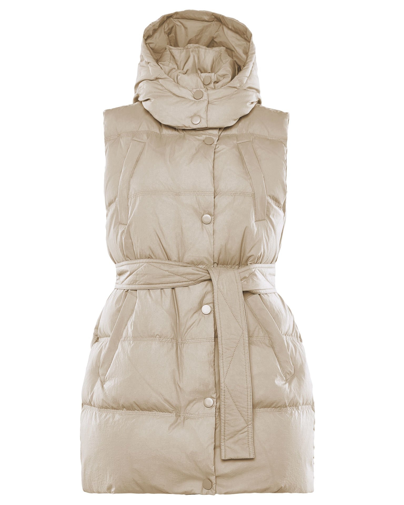 Transformable gilet, Khaki — photo 6