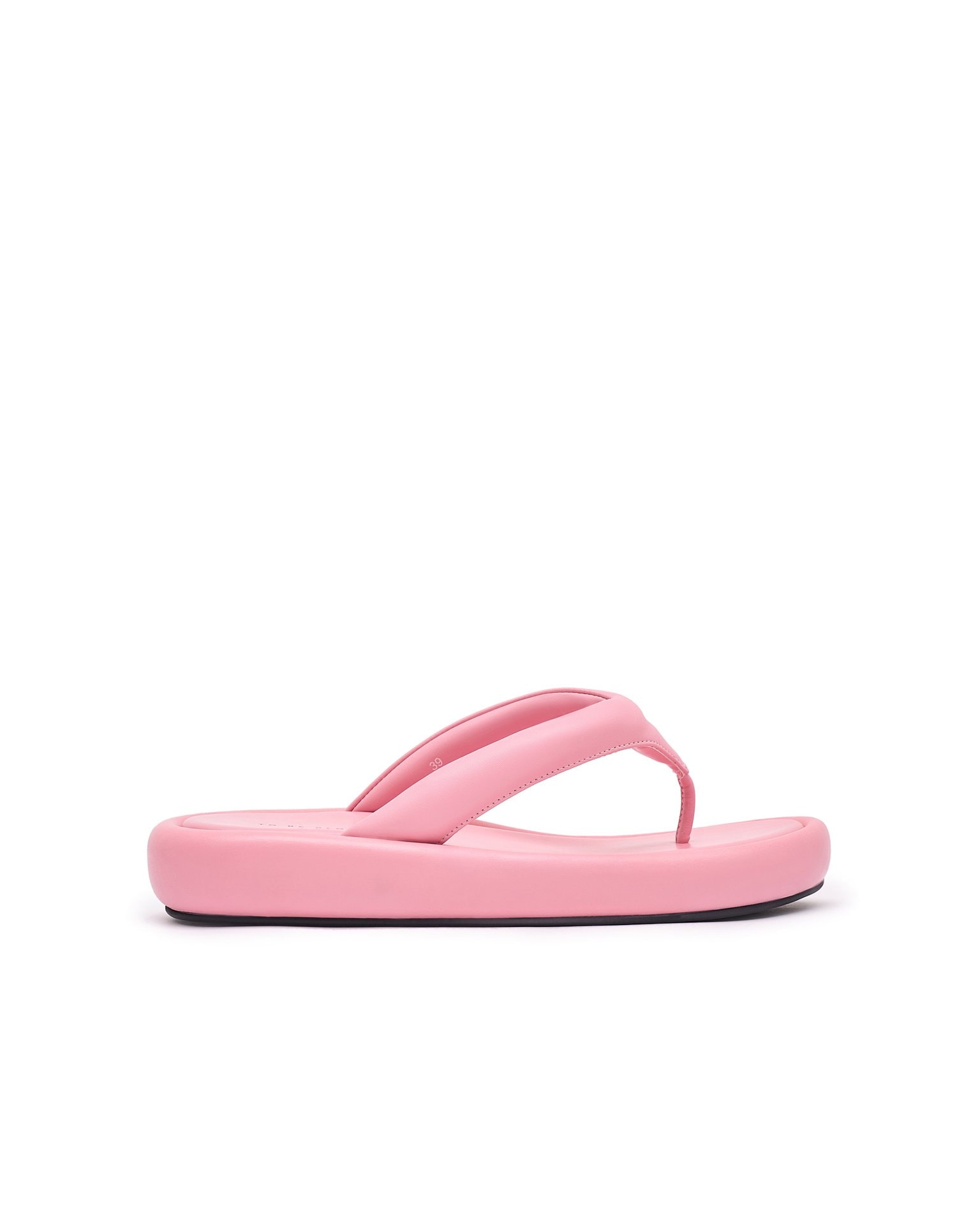 Pink Slide Sandals, Pink — photo 4