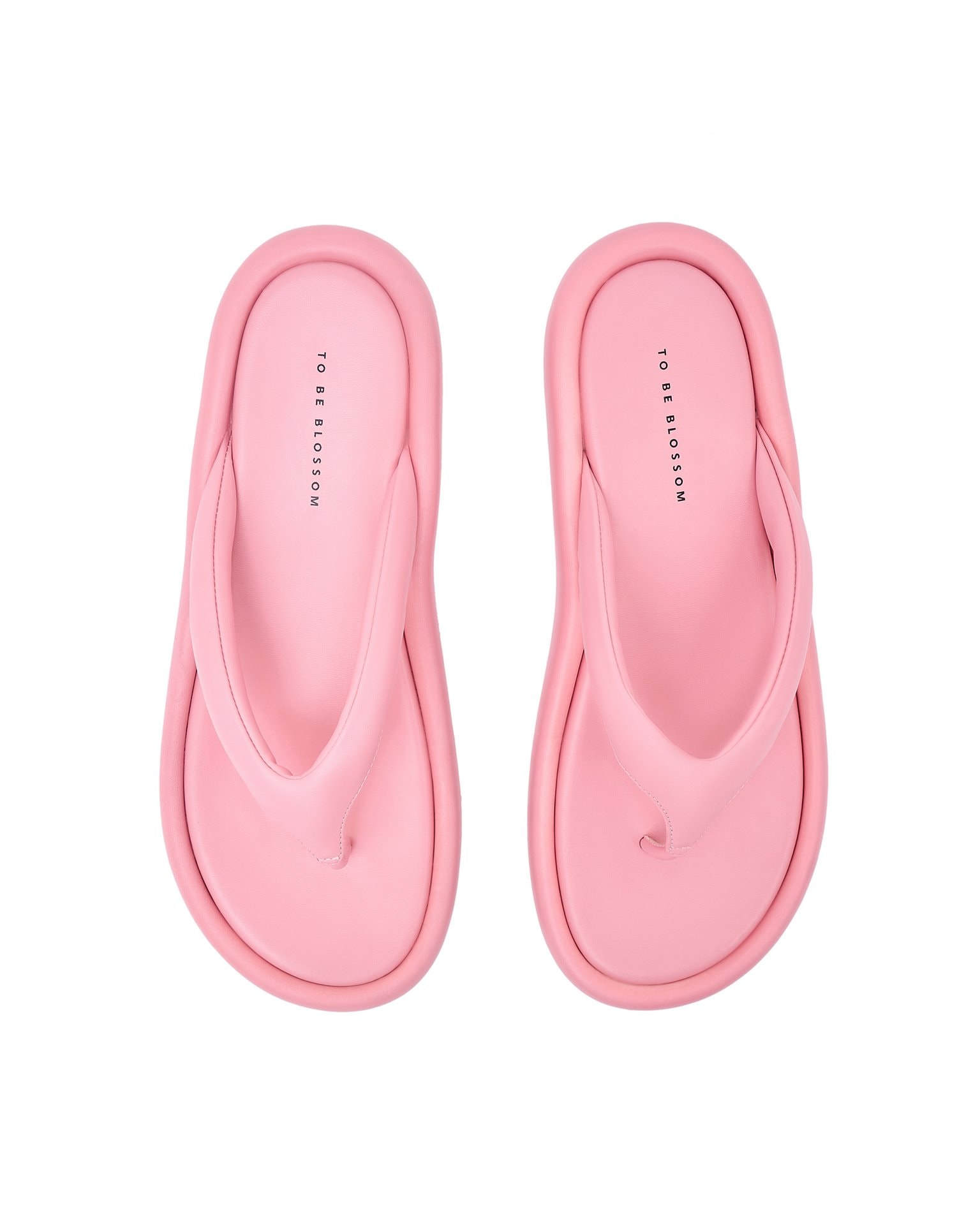 Pink Slide Sandals, Pink — photo 3