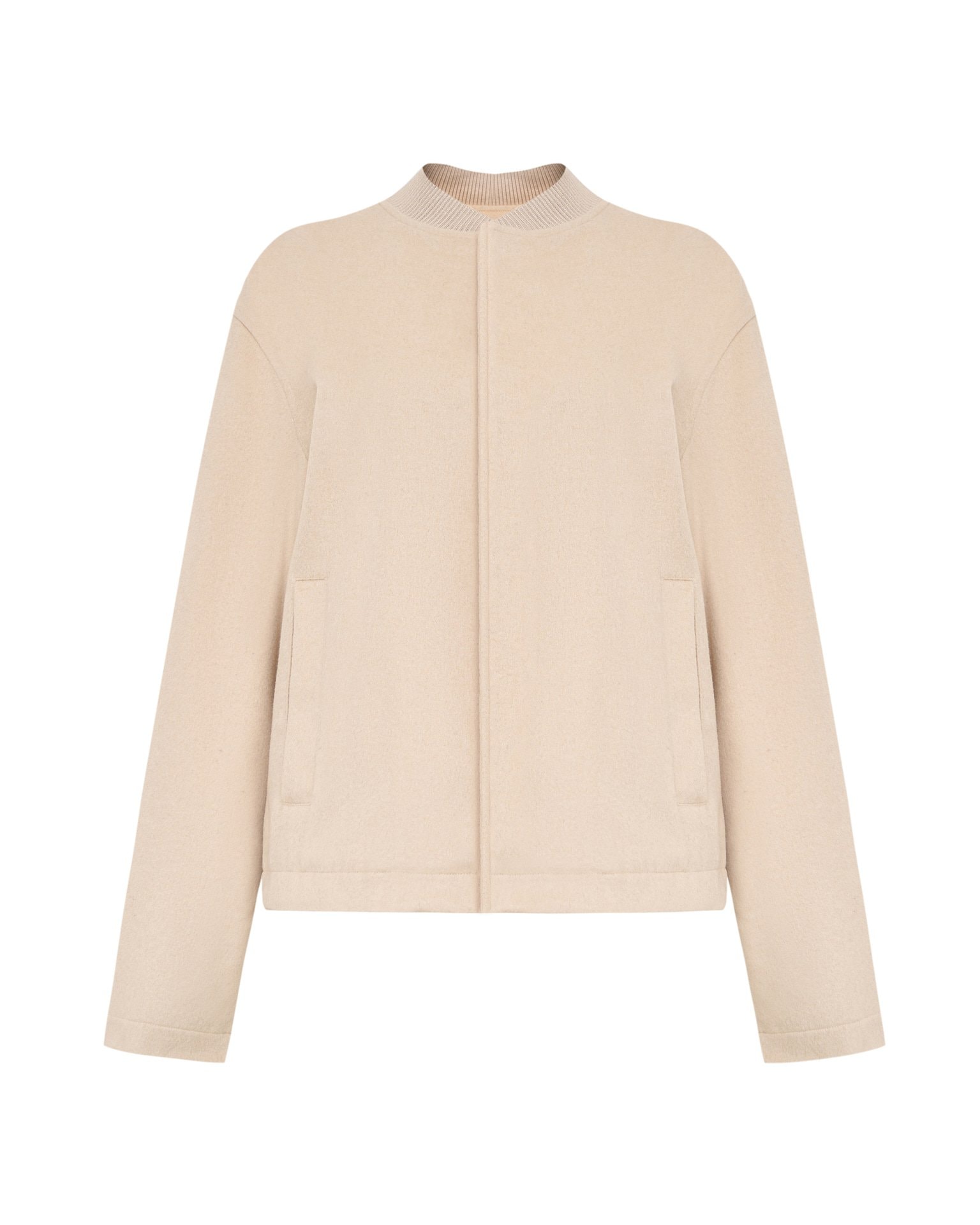 Wool bomber jacket, Beige — photo 10