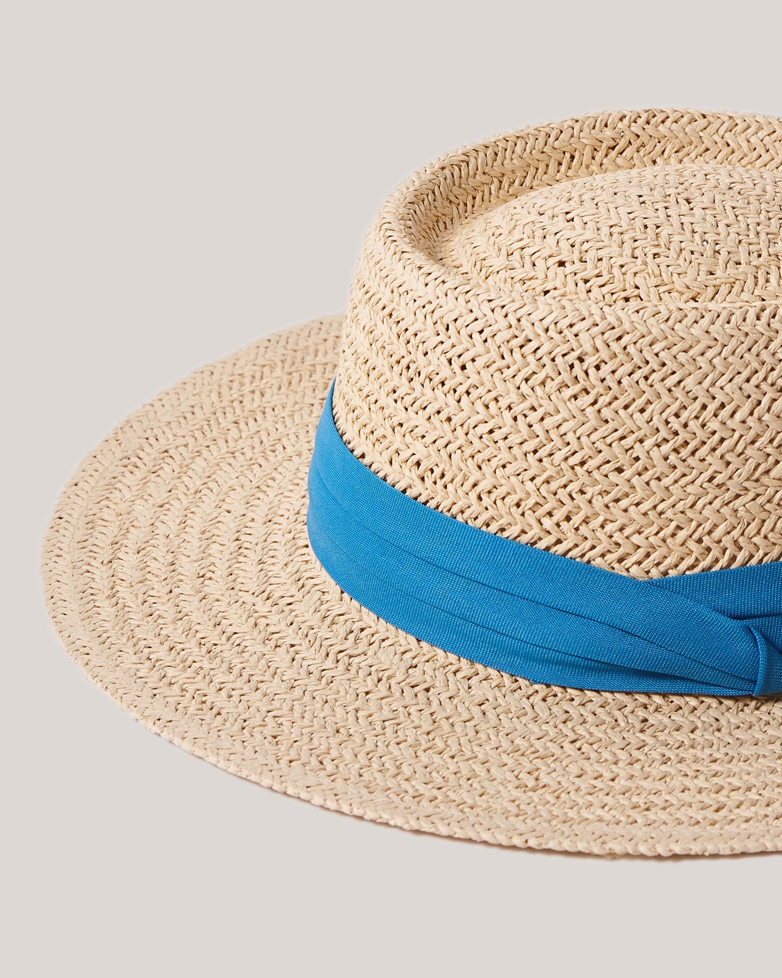 Narrow-brimmed hat, Sky Blue — photo 2