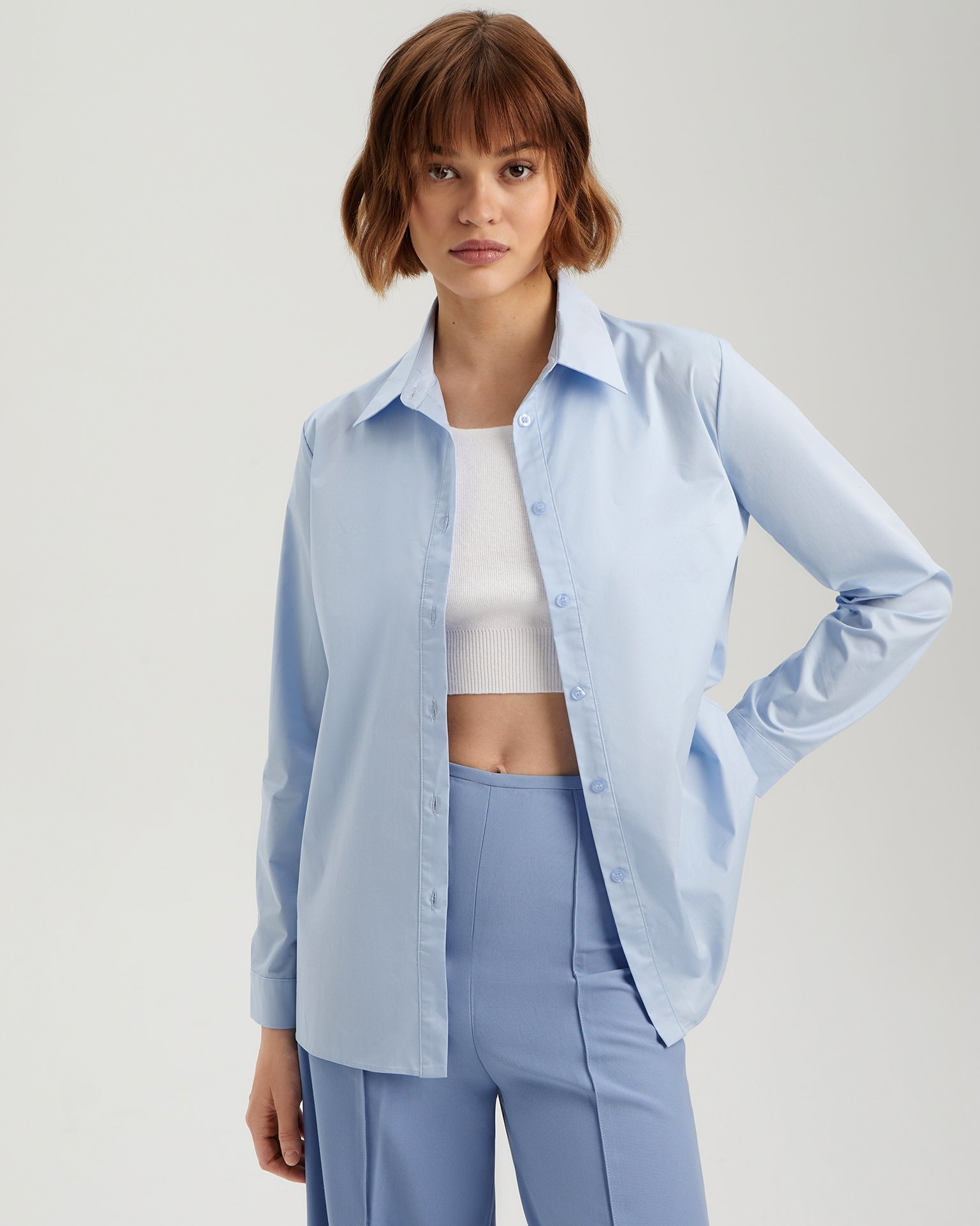 Cotton shirt, Sky Blue