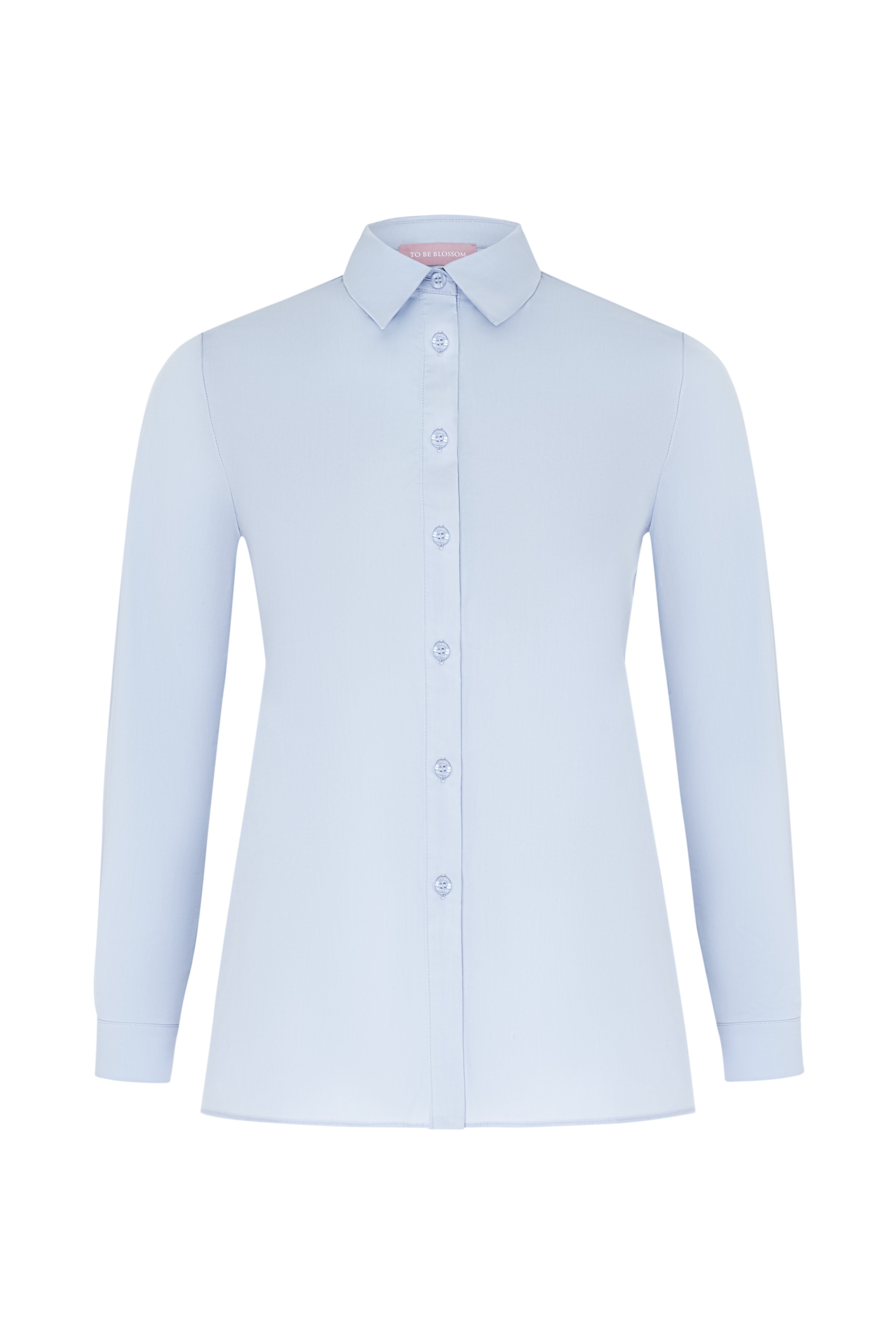 Cotton shirt, Sky Blue — photo 3