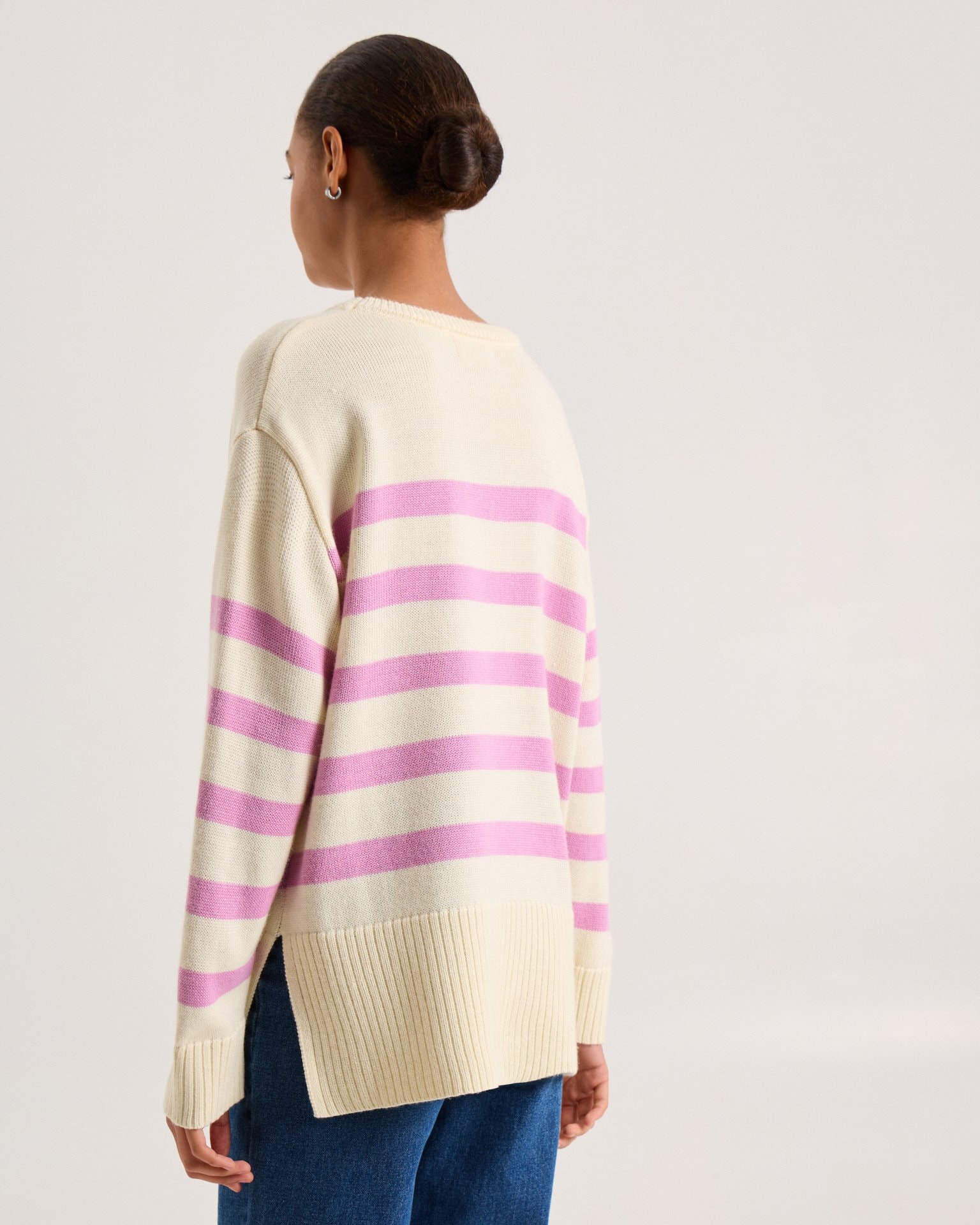Striped pink jumper, Pink — photo 8