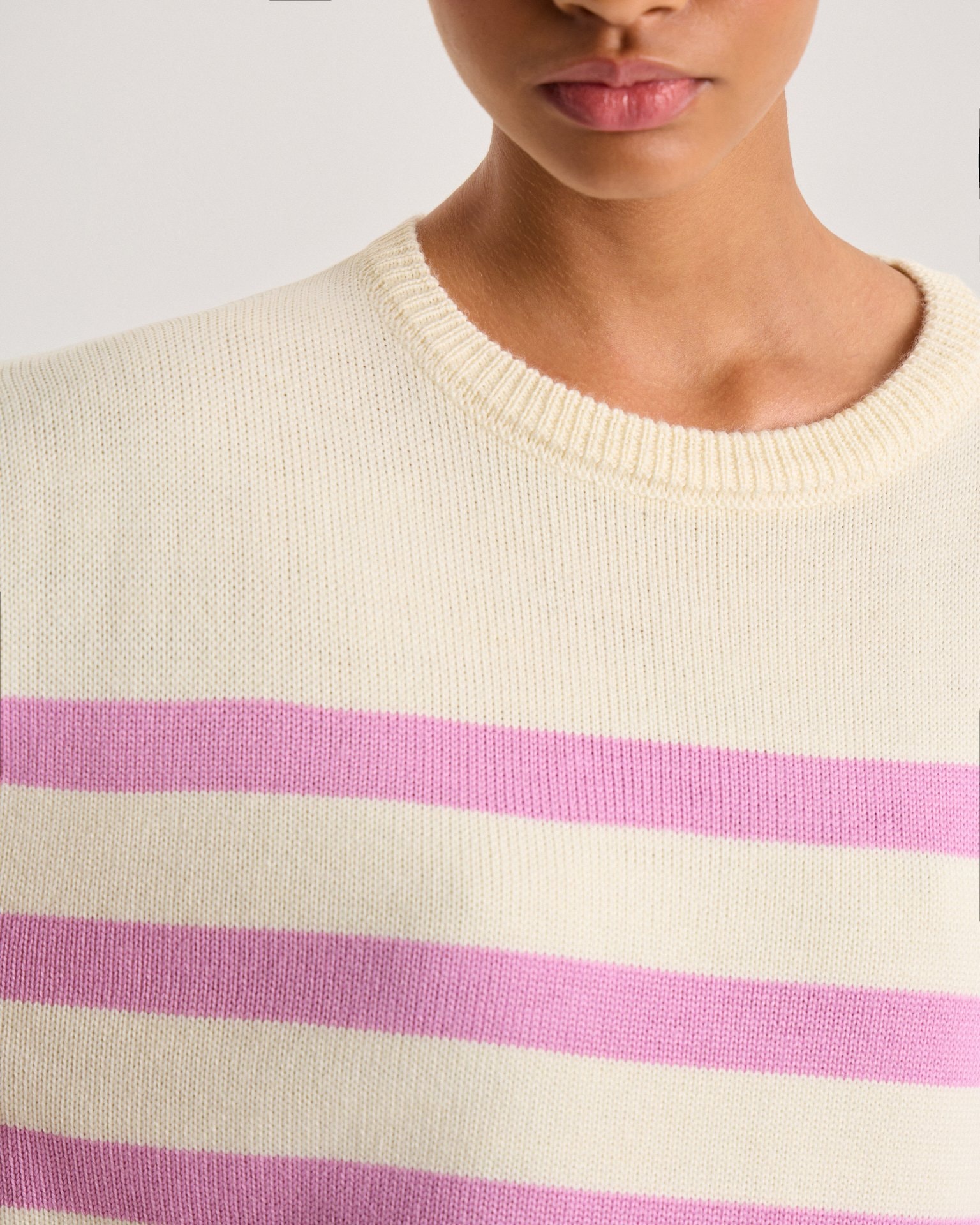 Striped pink jumper, Pink — photo 10