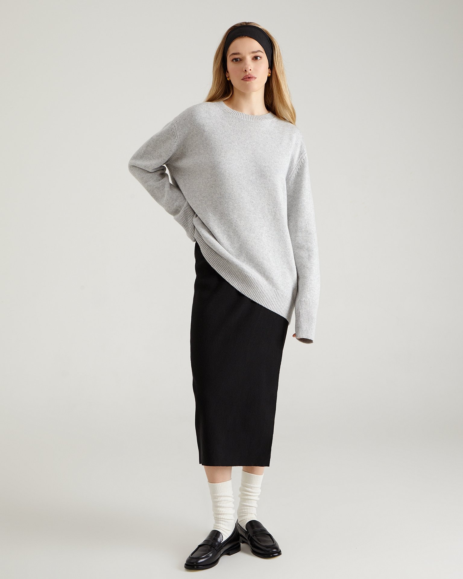 Viscose skirt, Black — photo 2